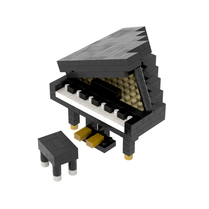 BRIXIES Klavier (Flügel) schwarz