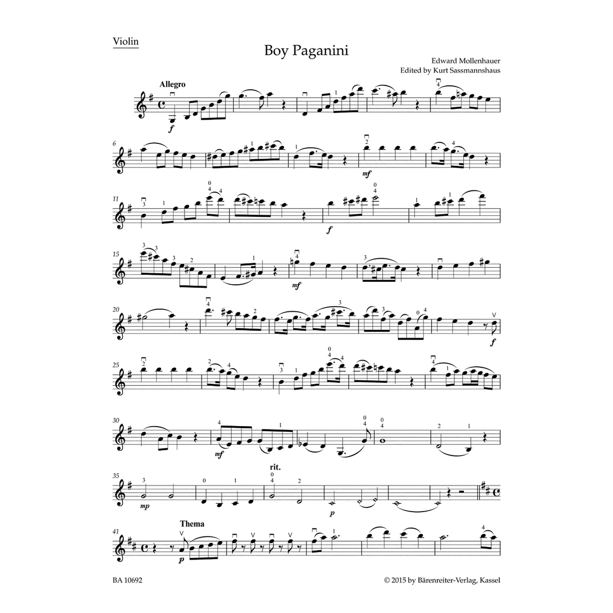 The Boy Paganini