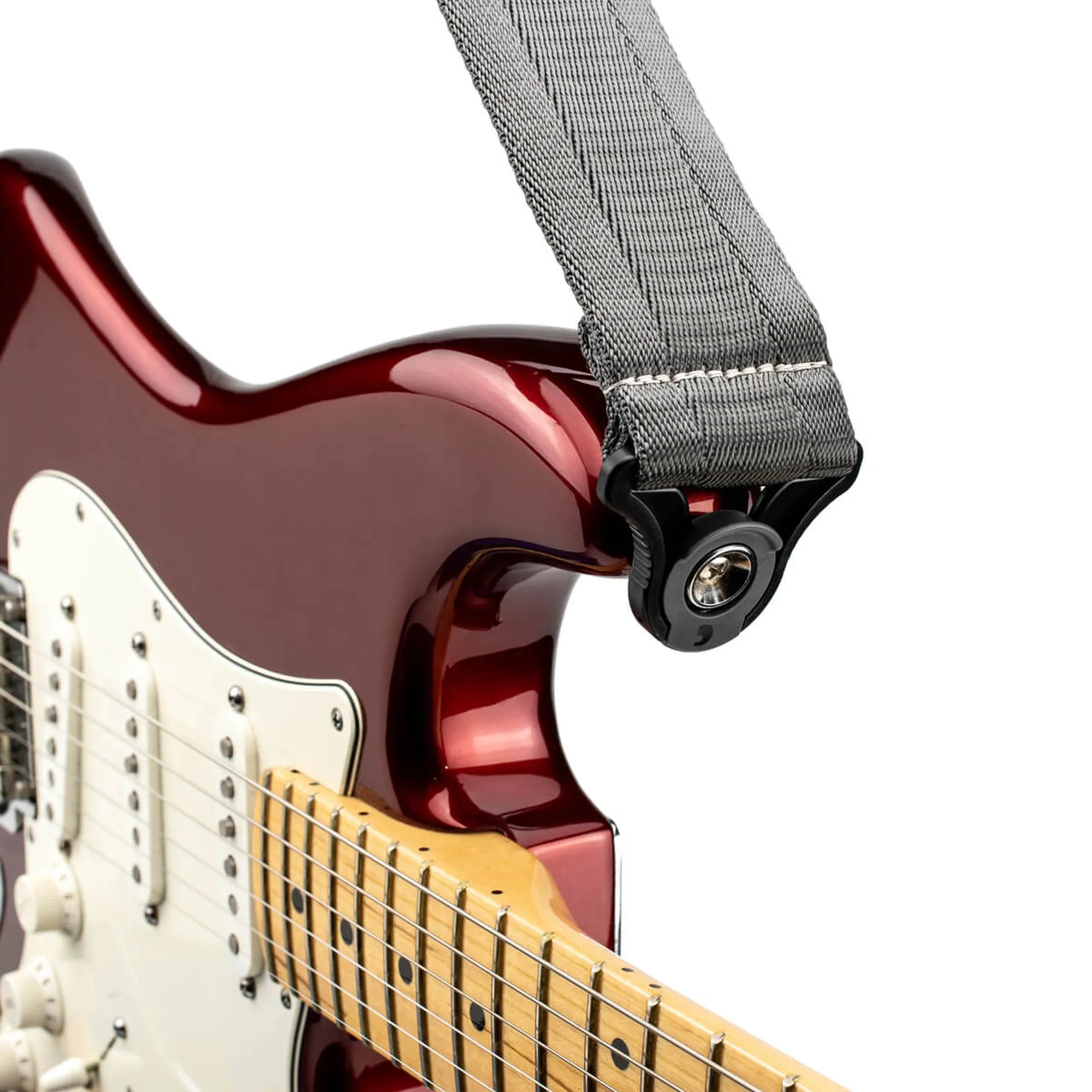 D'Addario 50BAL09 Auto Lock Metal Grey