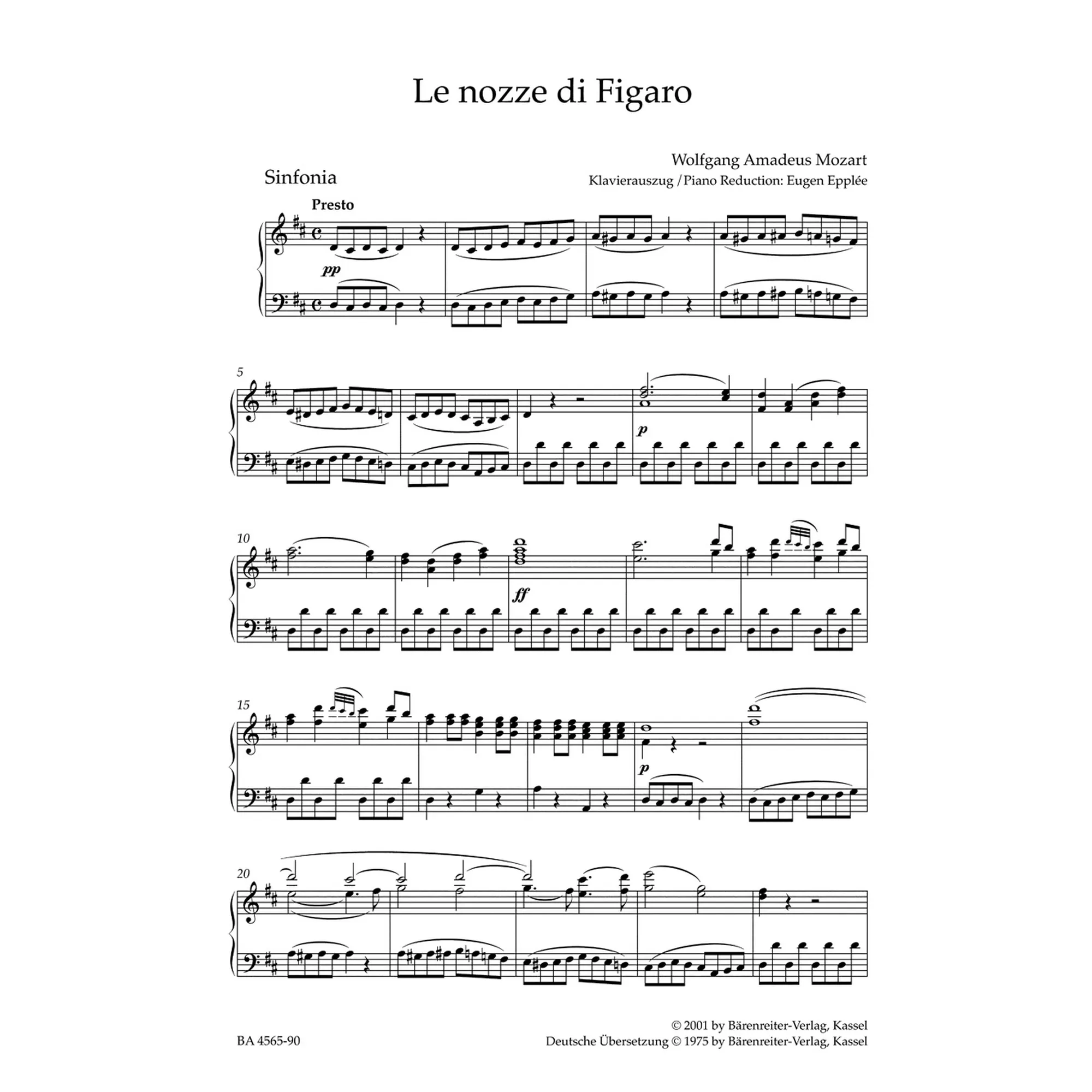 Die Hochzeit des Figaro