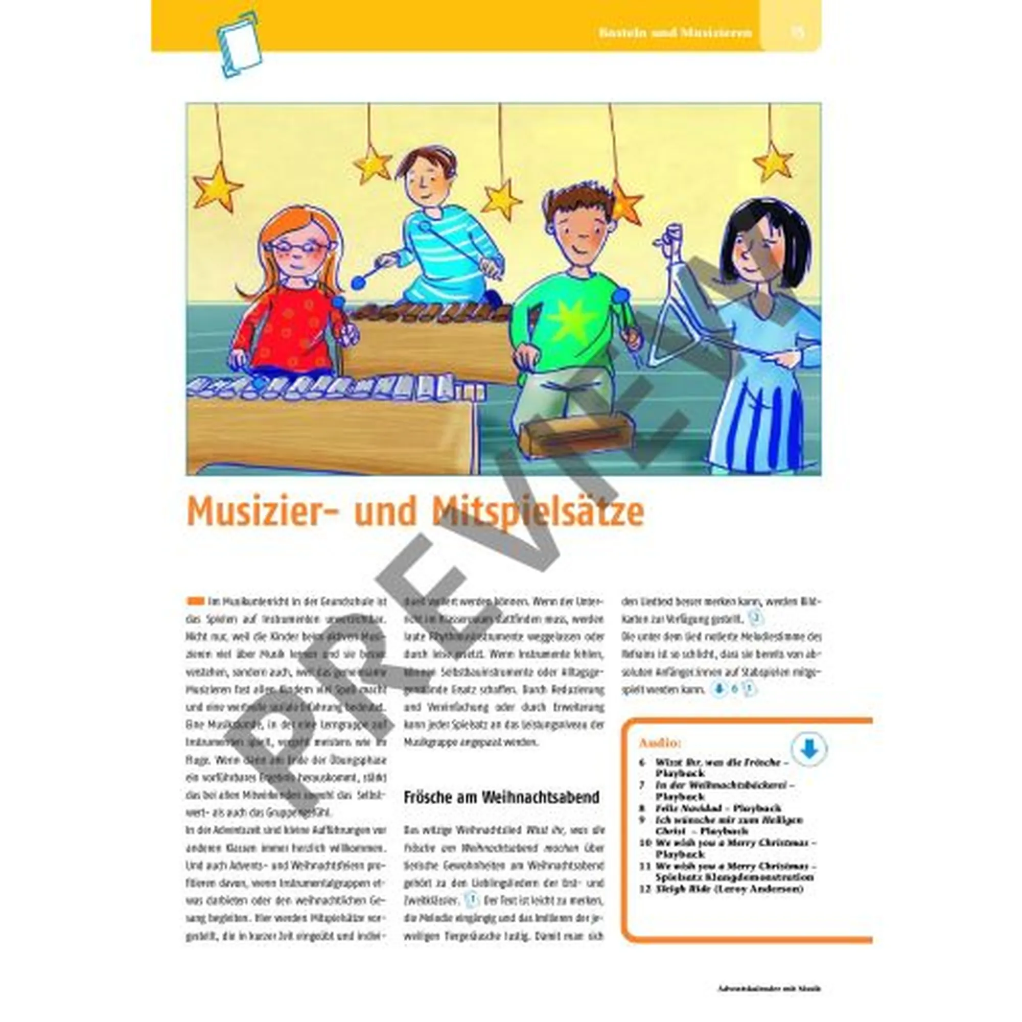 Adventskalender mit Musik