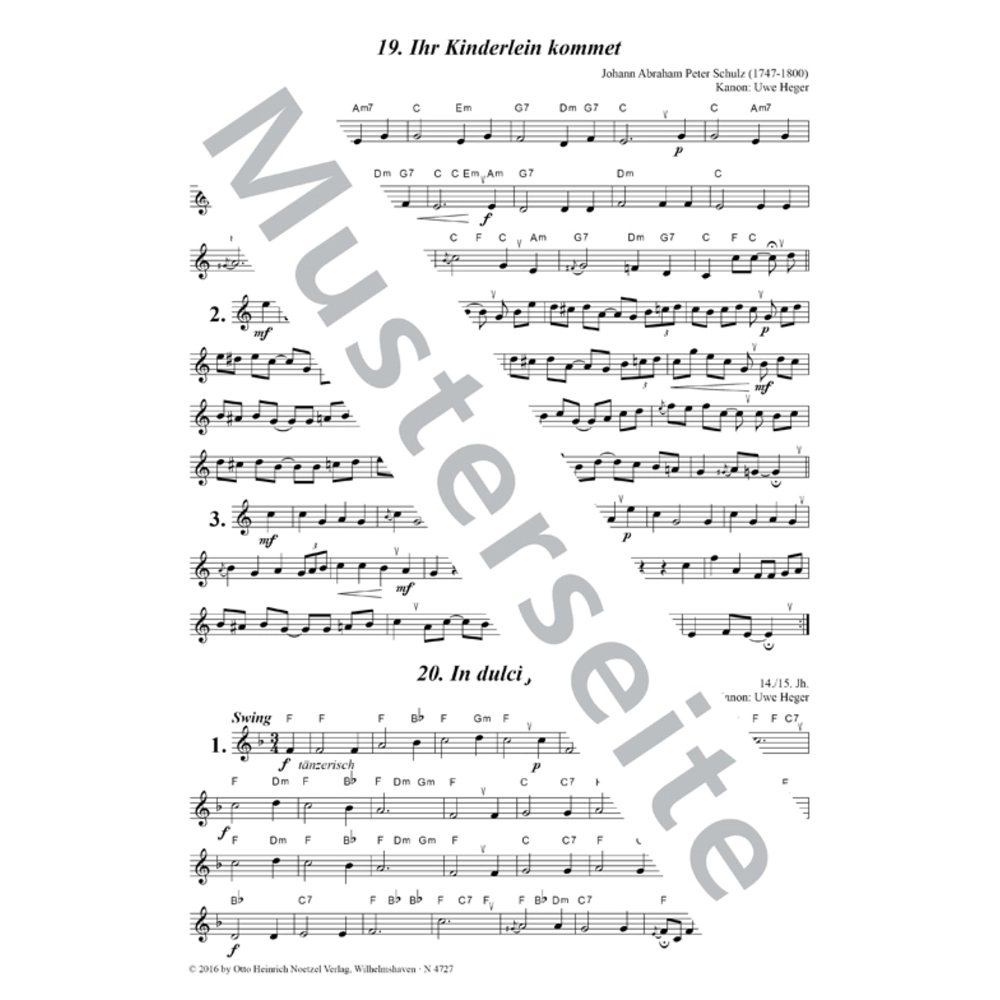 Weihnachtliche Straßenmusik