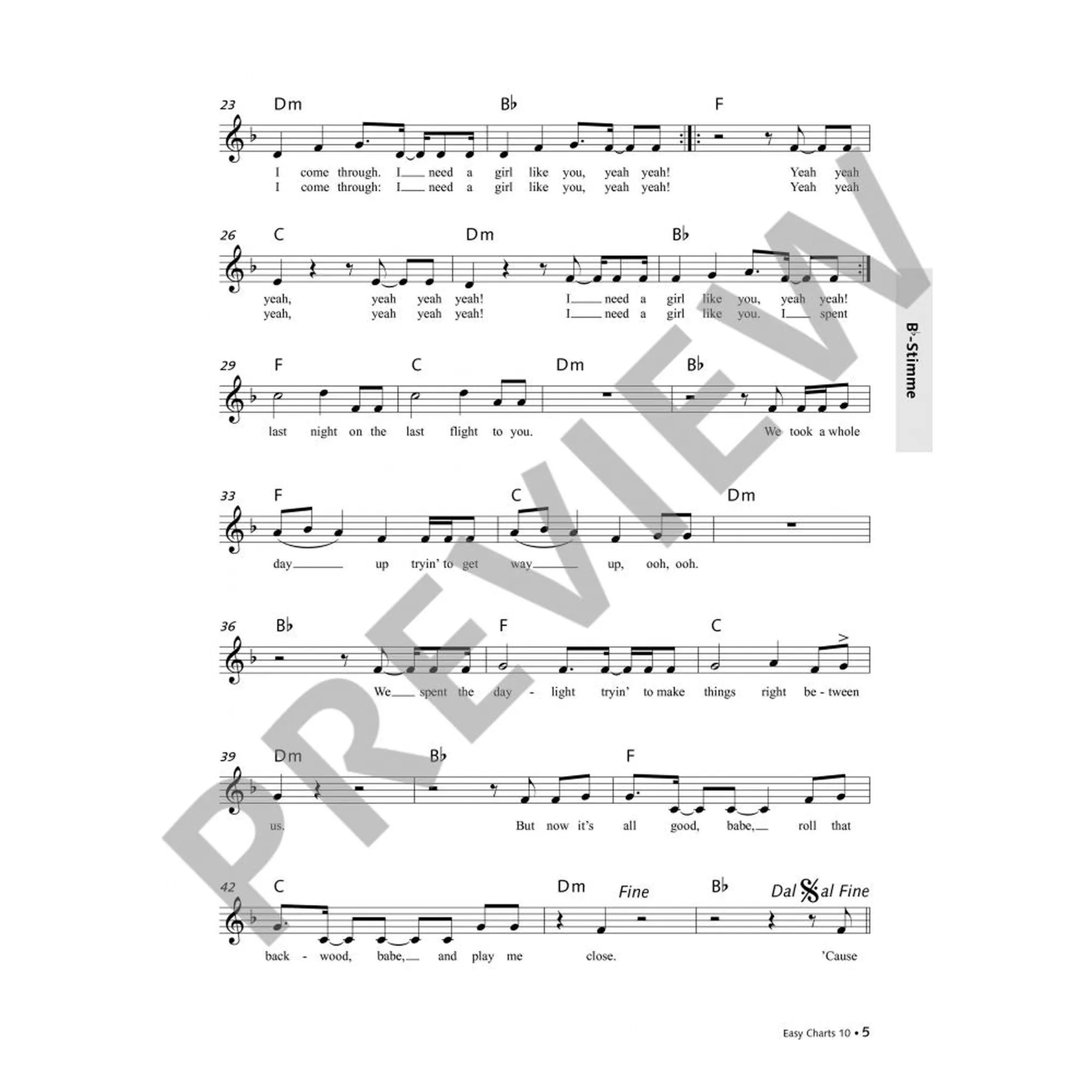 Easy Charts Playalong Band 10