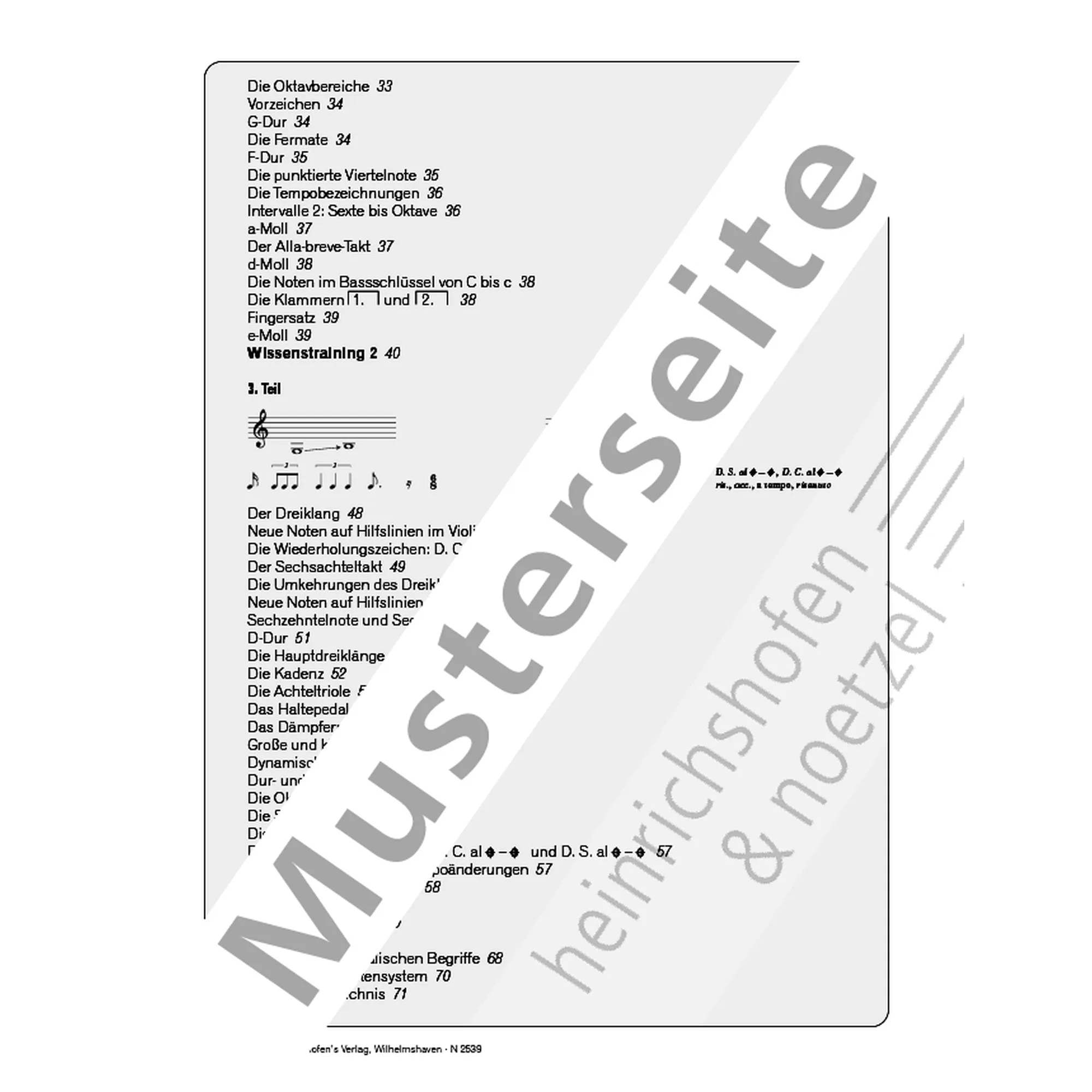 Spielend Theorie lernen - Klavier