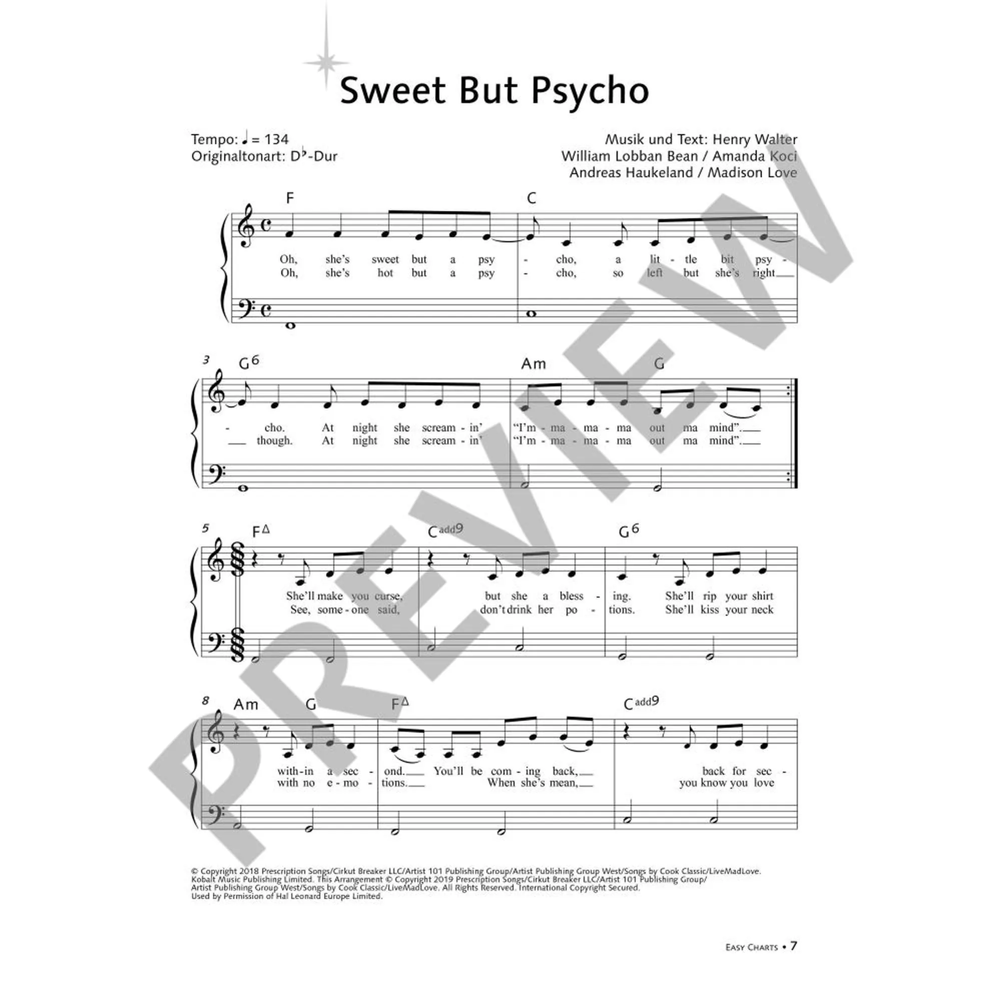 Easy Charts Playalong Band 10