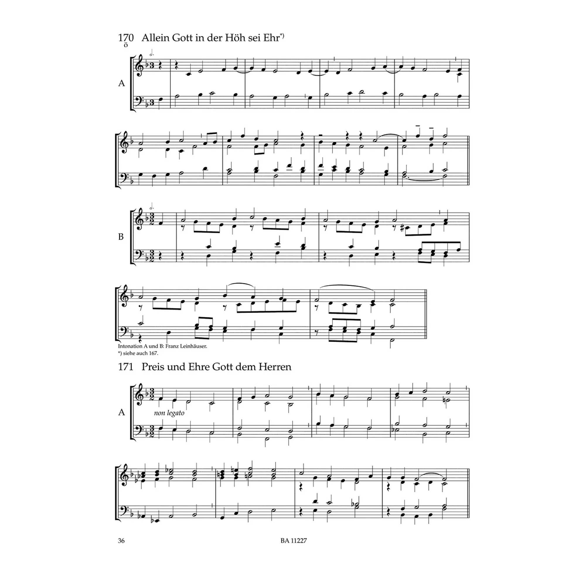 Intonationen zum Gotteslob