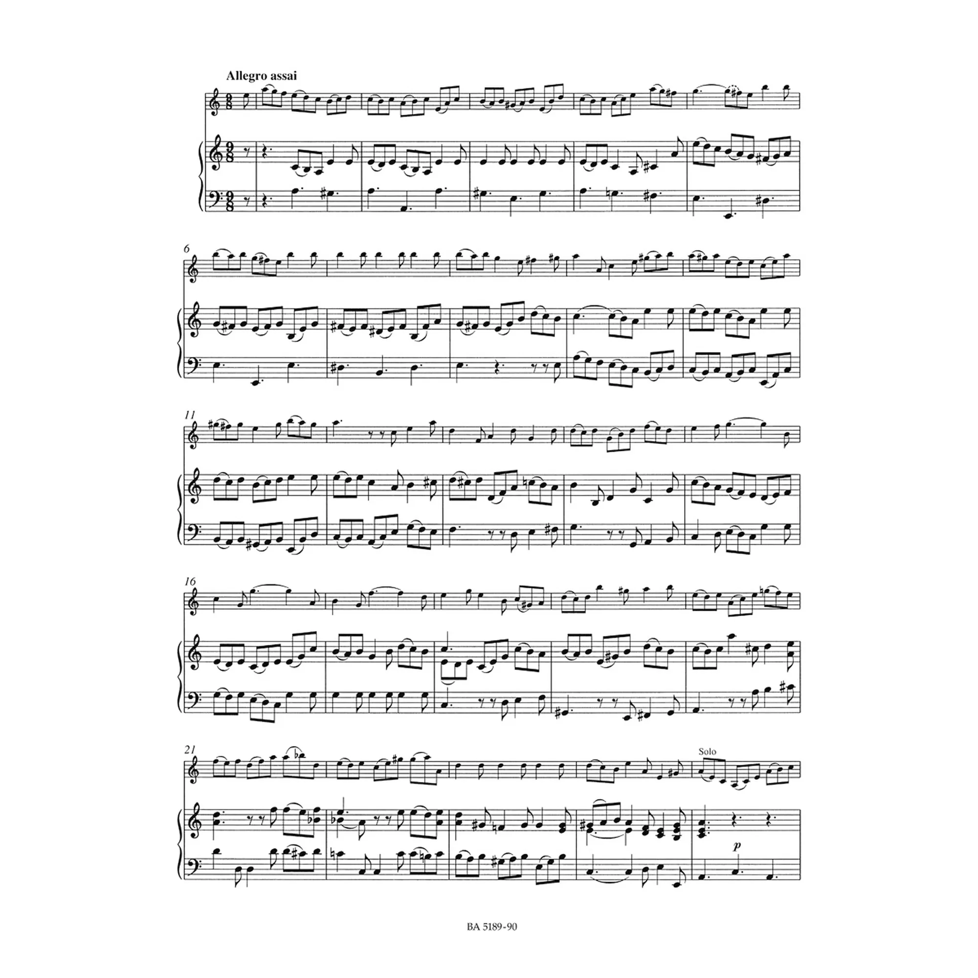 Konzert a-Moll BWV 1041