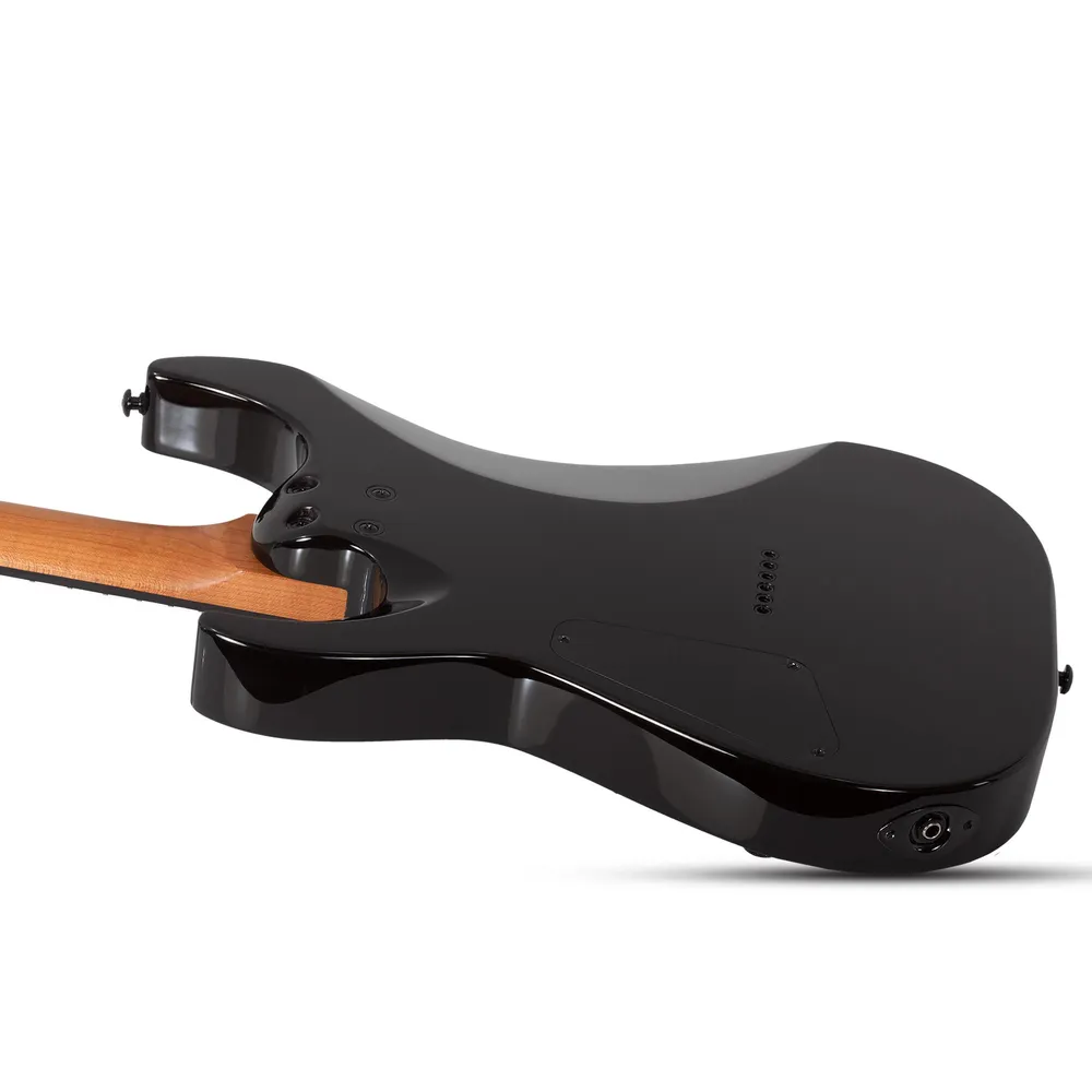 Schecter C-1 Standard - Black Fade Burst Burl