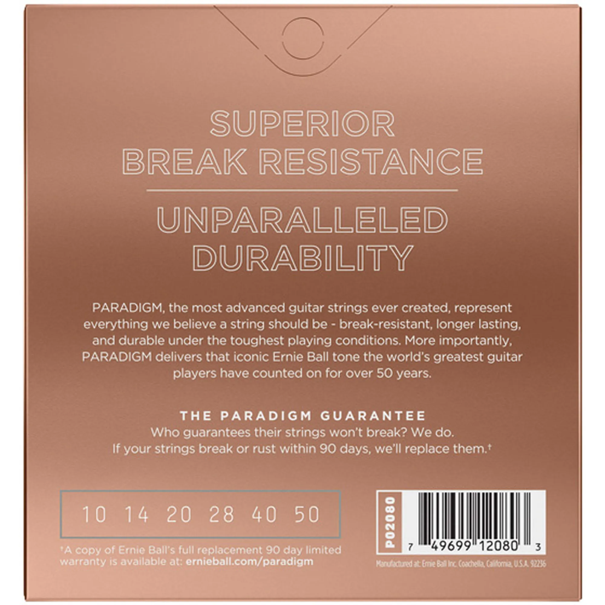 Ernie Ball E2080 Paradigm Phosphor X-Light