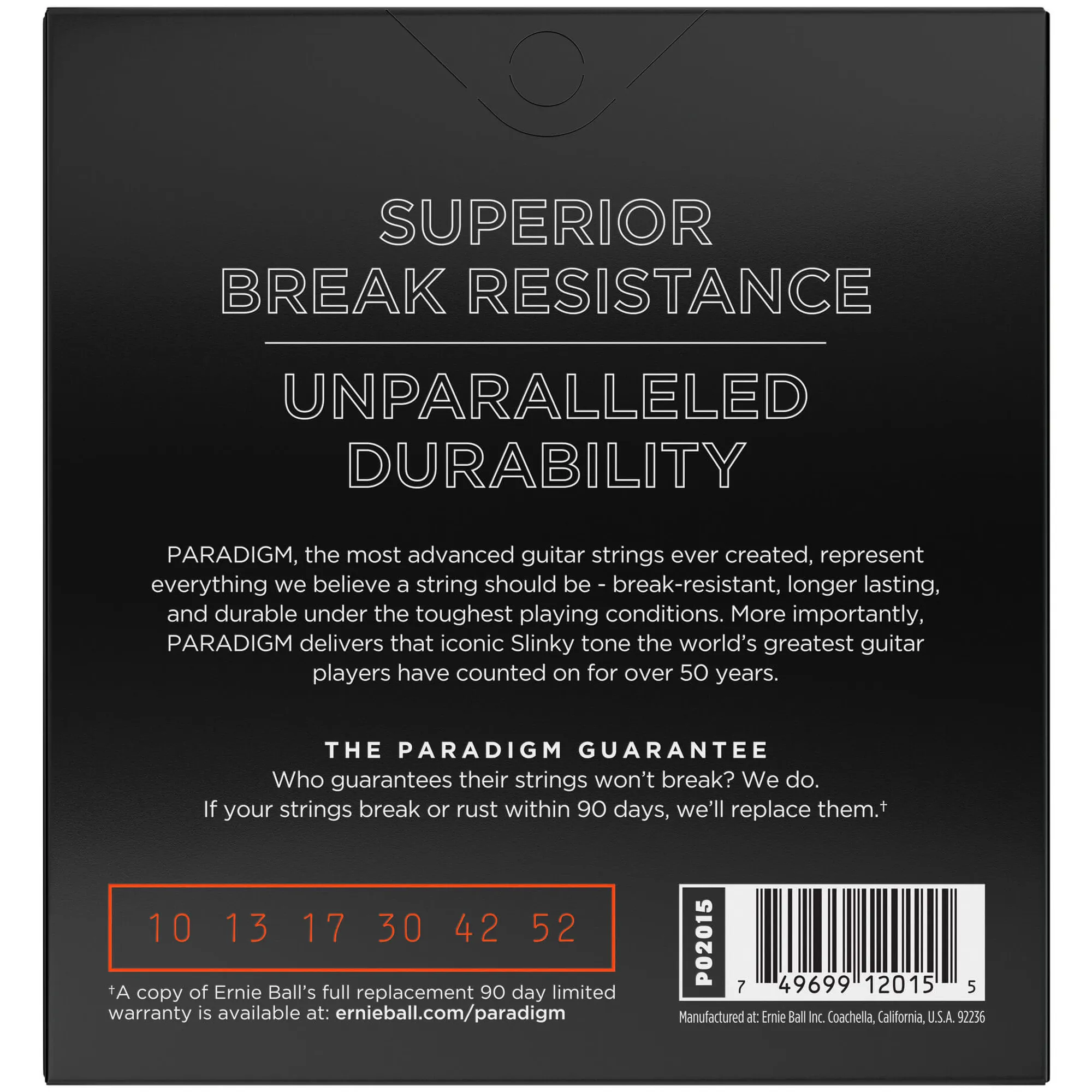 Ernie Ball E2015 Paradigm Skinny Top
