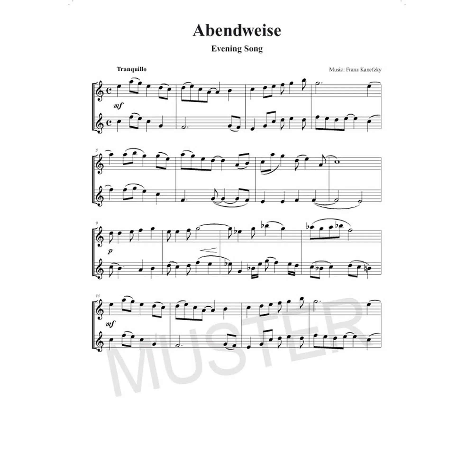 100 leichte Duette - Altsax