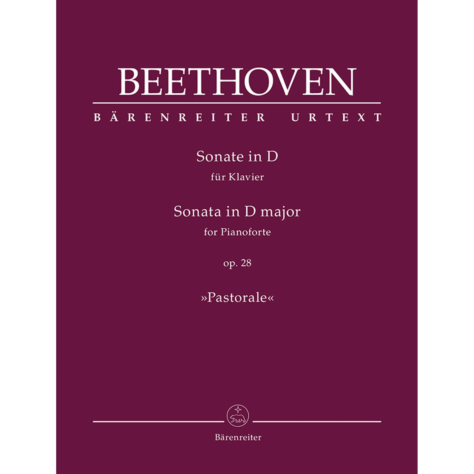 Sonate in D-Dur, op. 28 (Pastorale)