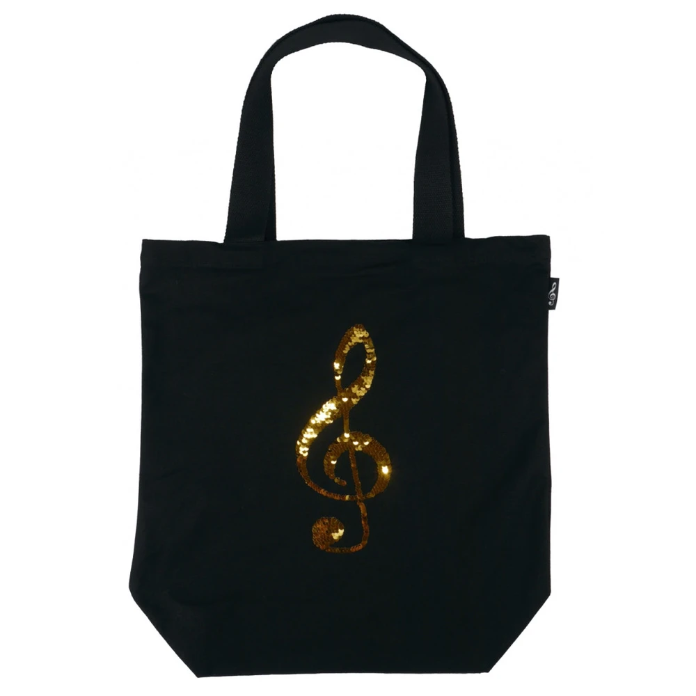 agifty City Shopper Violinschlüssel golden/silber