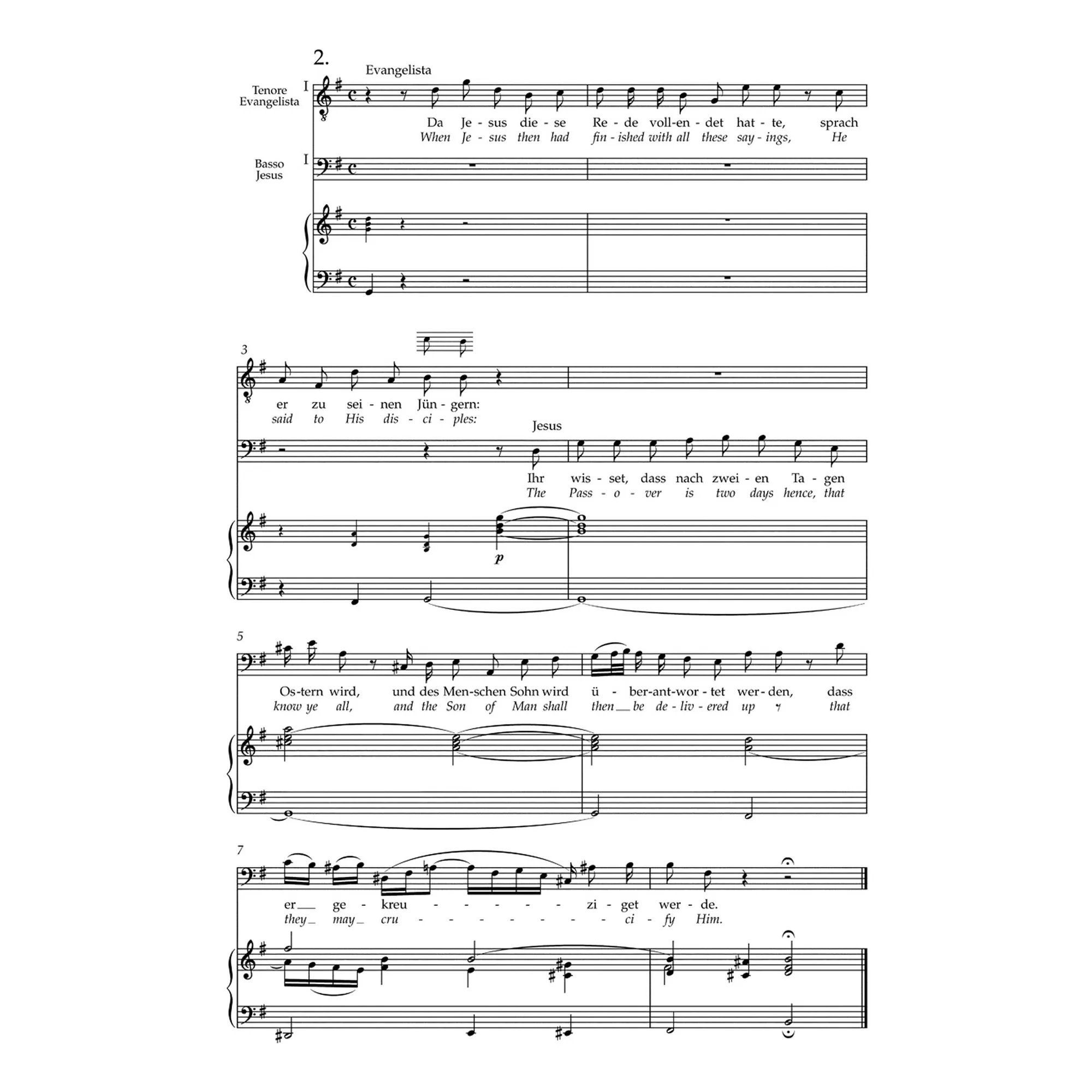 Matthäus-Passion BWV 244