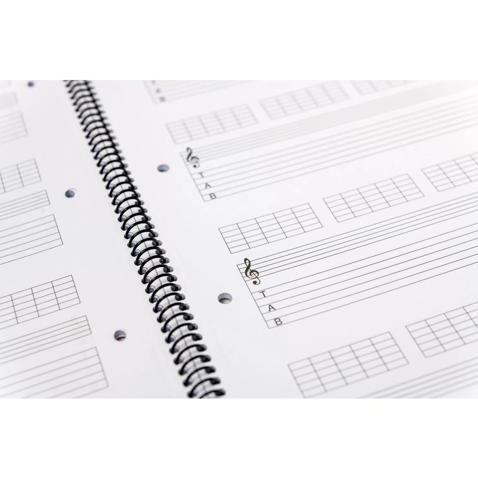 Spiral-Collegeblock für Gitarre (Tab + Noten)