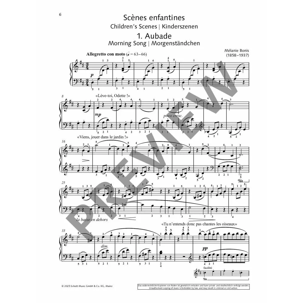 Scènes enfantines op. 92