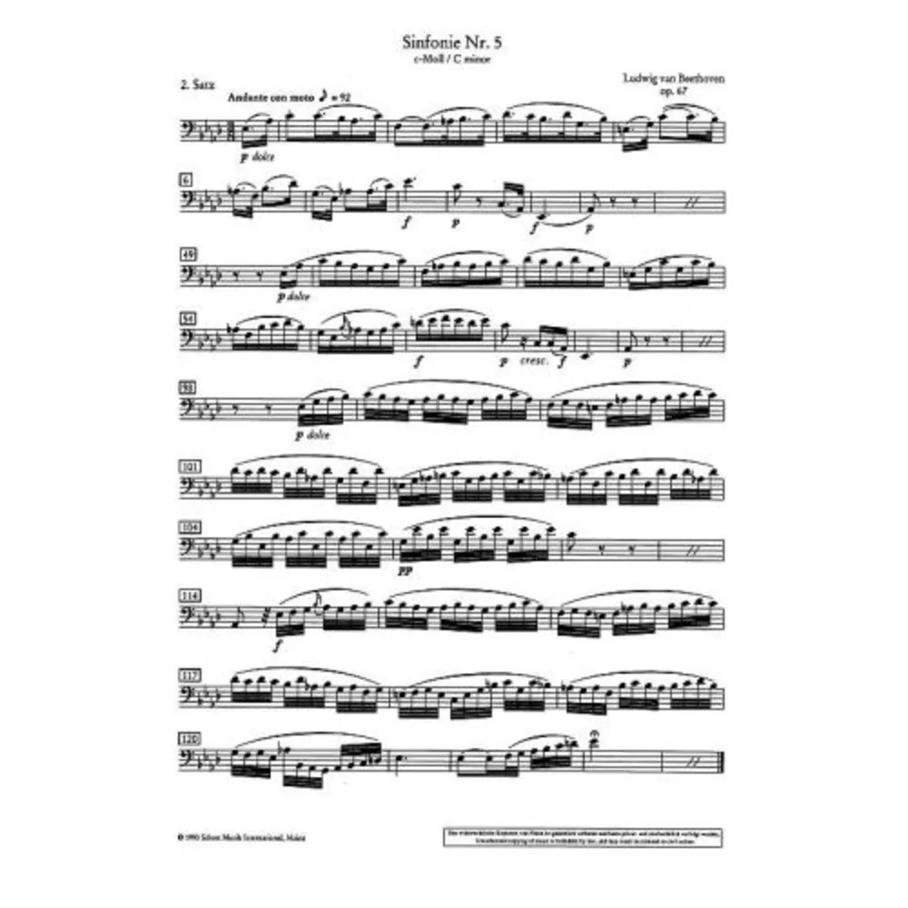 ORCHESTER PROBESPIEL Cello