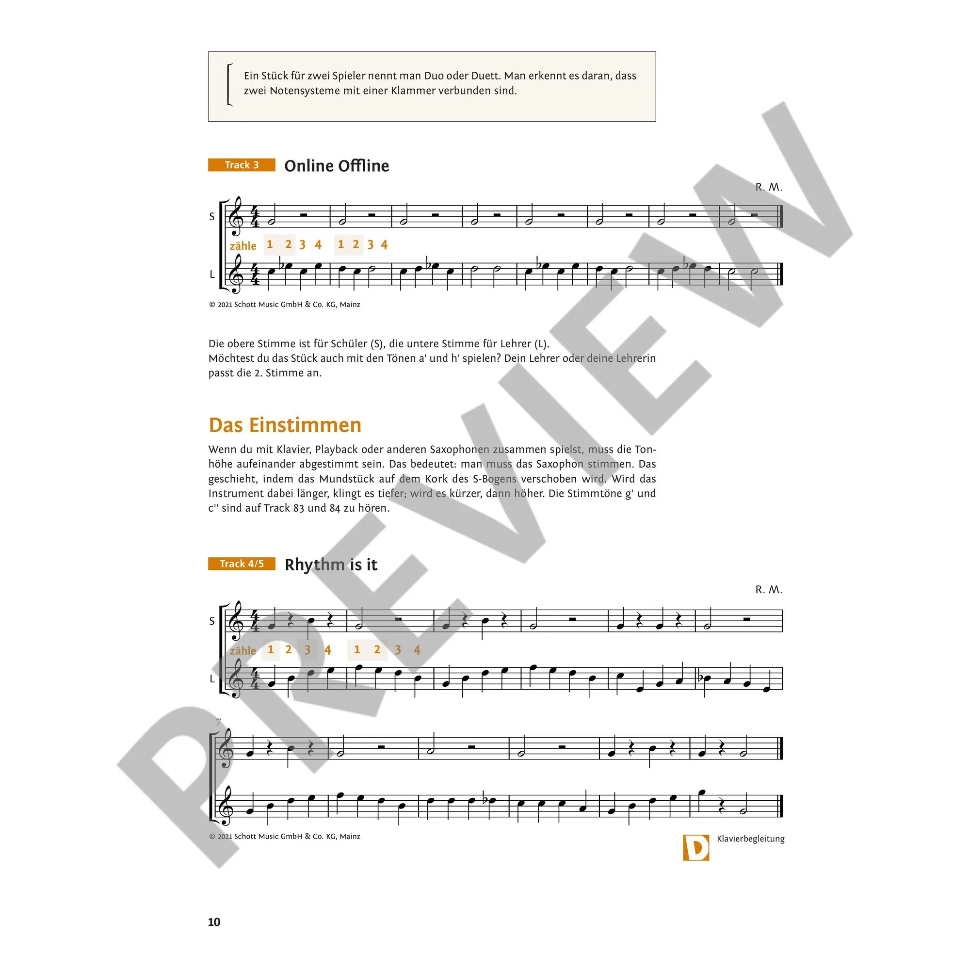 Saxophonschule Band 1