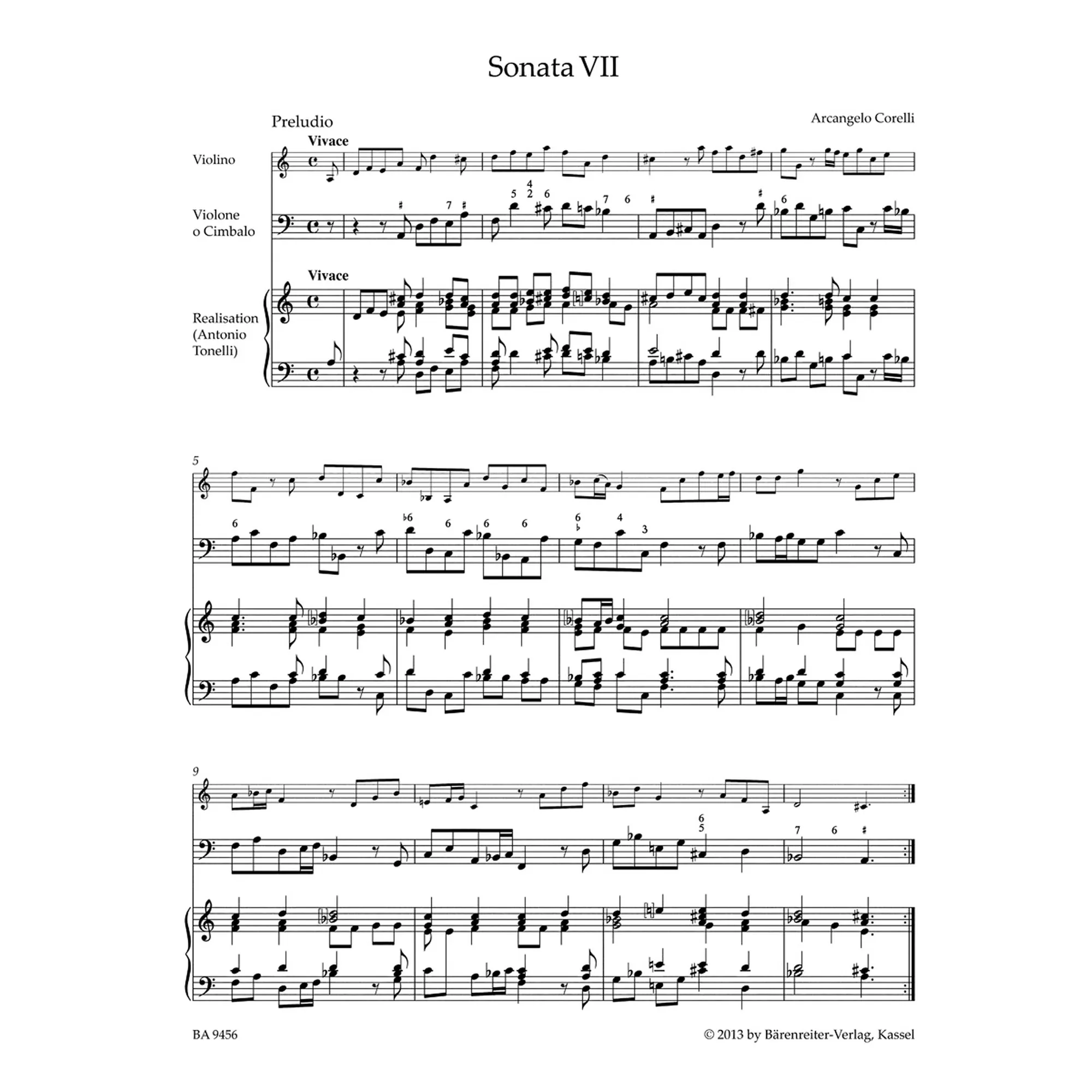 Sonaten für Violine & Basso continuo Band 2