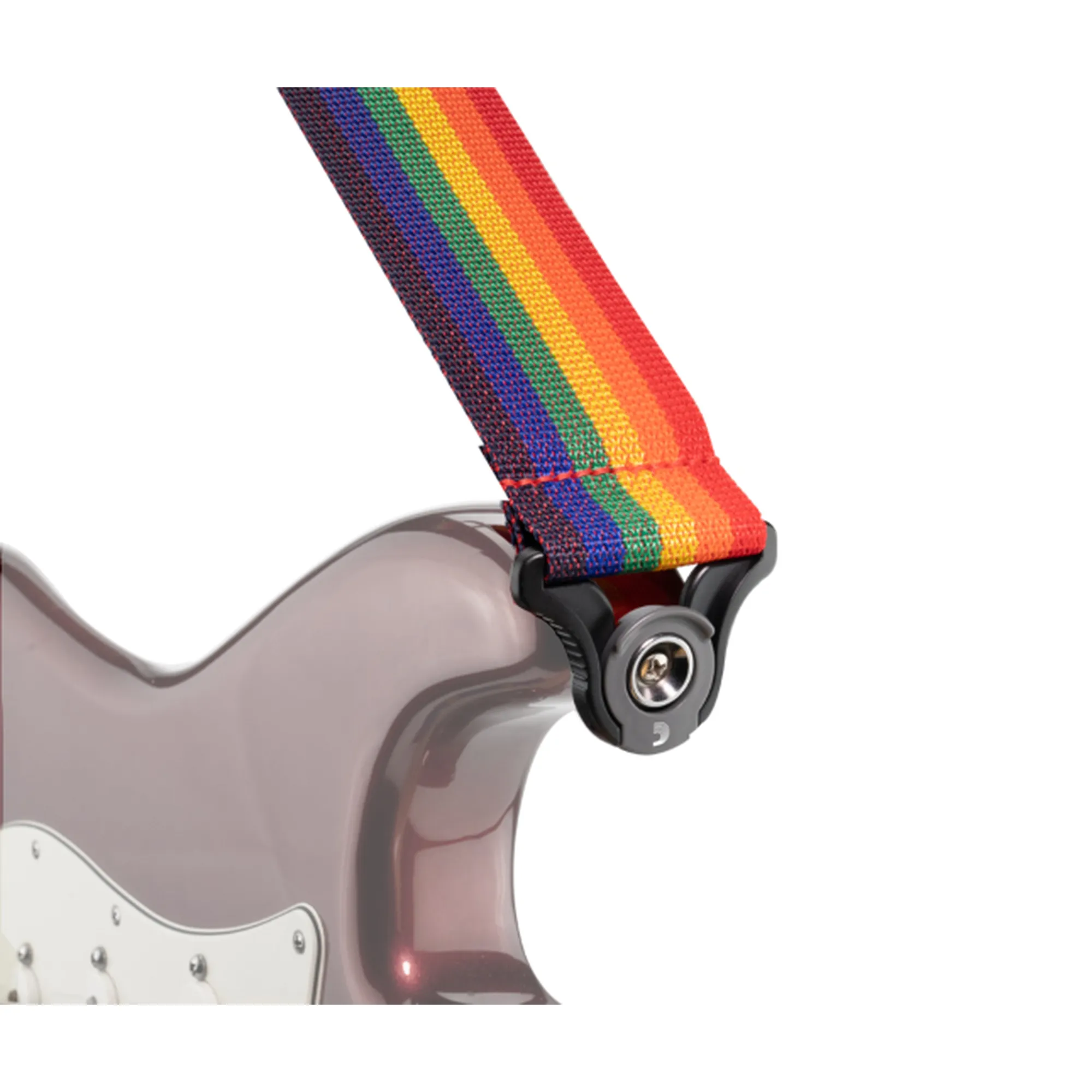 D'Addario PWSAL411 Auto Lock Rainbow