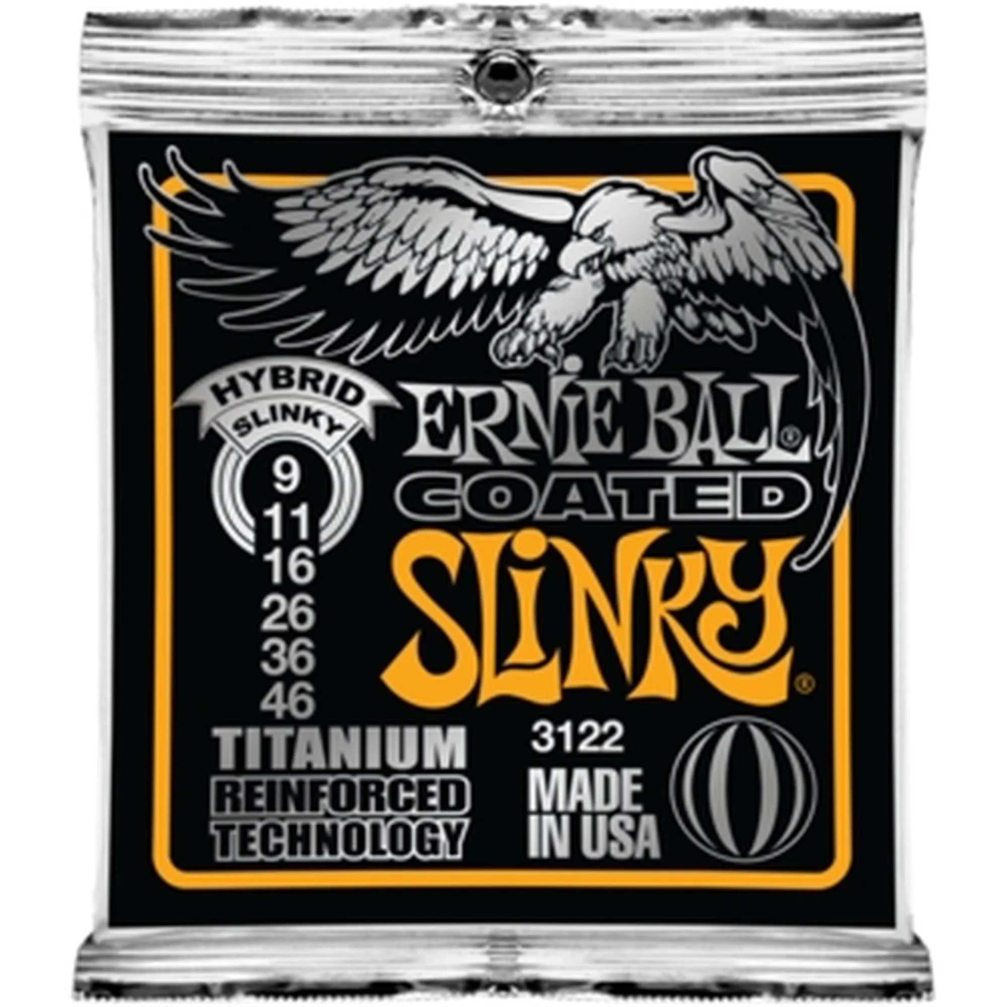 Ernie Ball EB3122 Hybrid Slinky Titanium