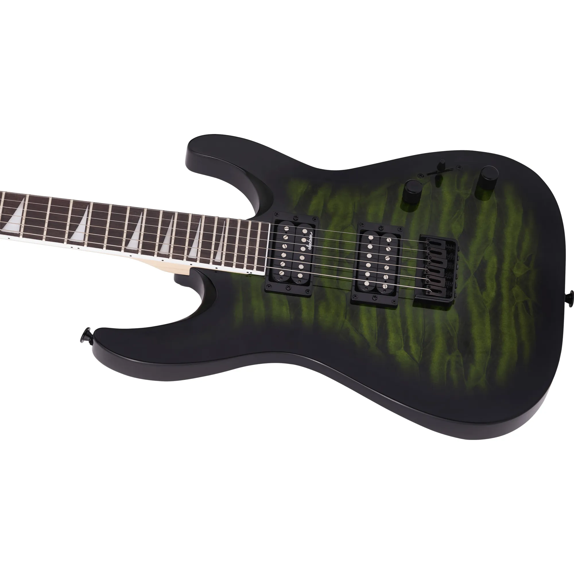 Jackson Dinky JS32Q DKA HT - Trans Green Burst