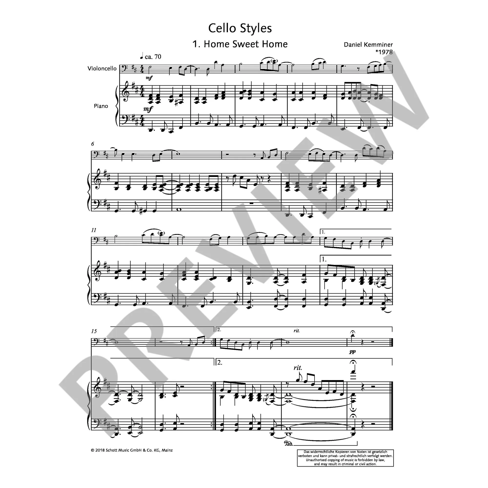 Cello Styles