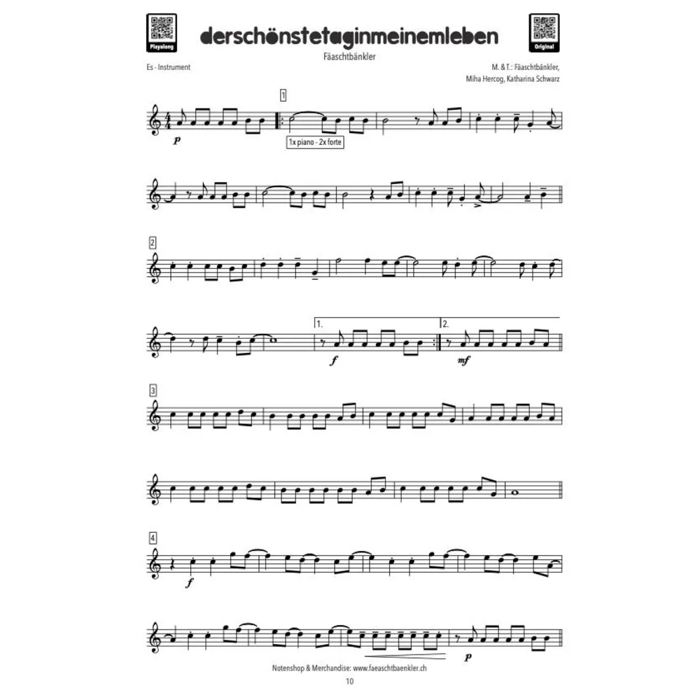 Playalong Band 5 - Fäaschtbänkler