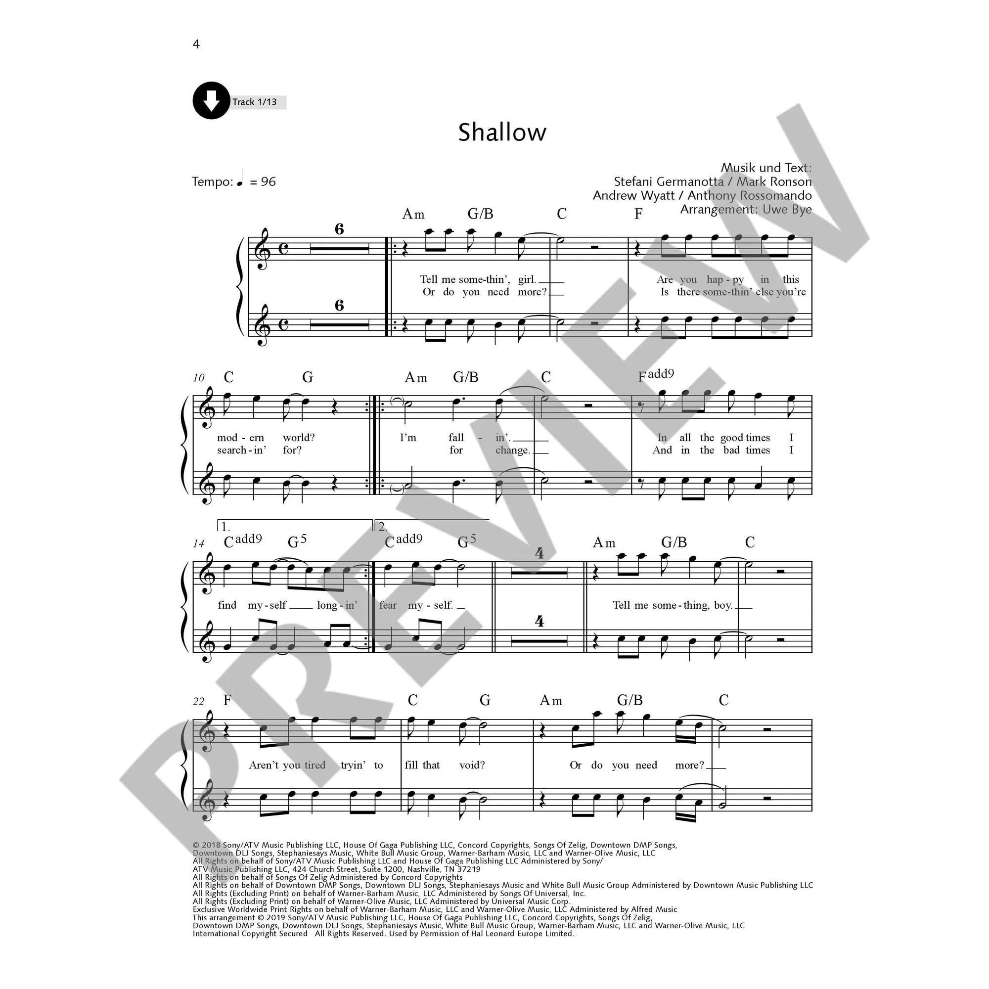 Pop for Flute 3