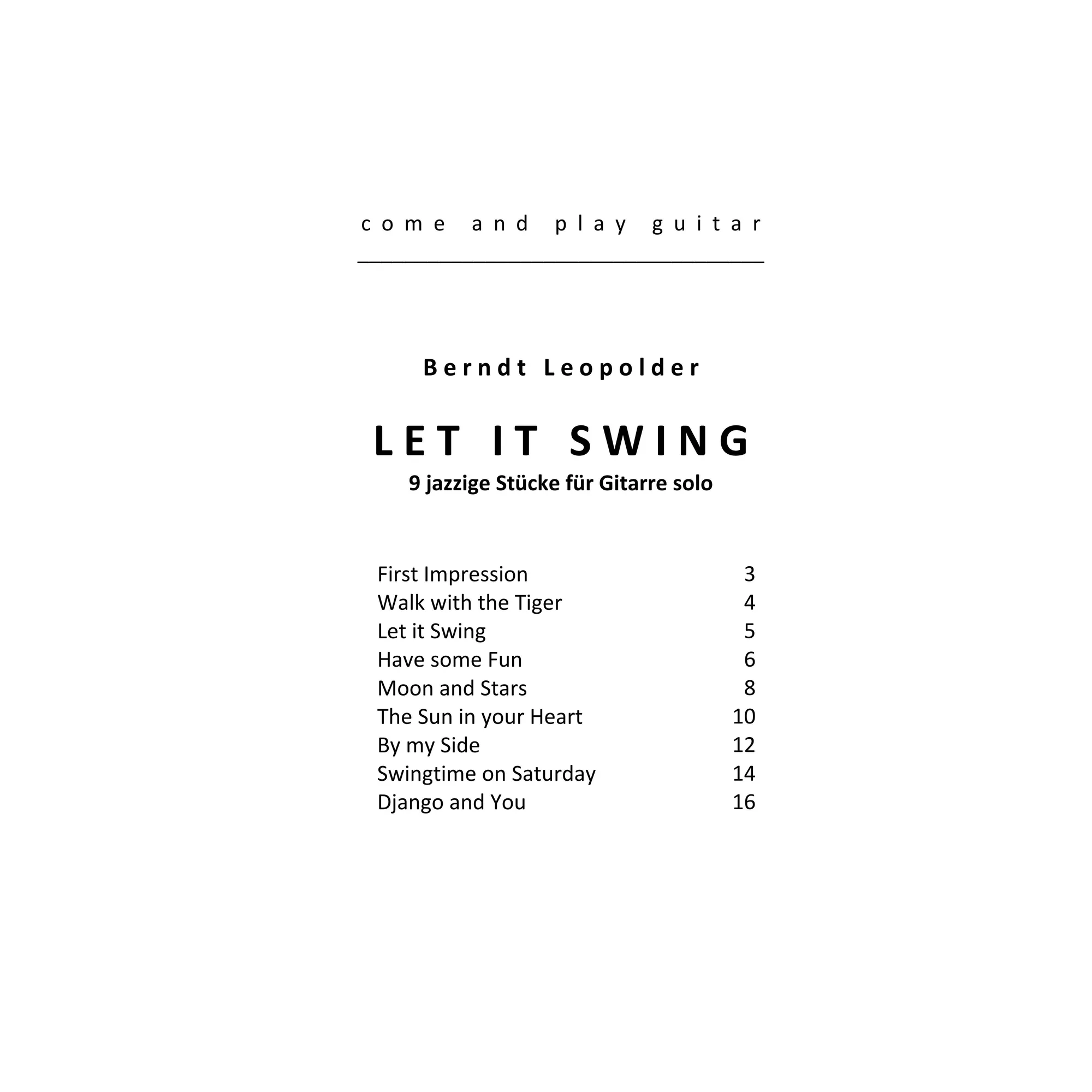 Let It Swing