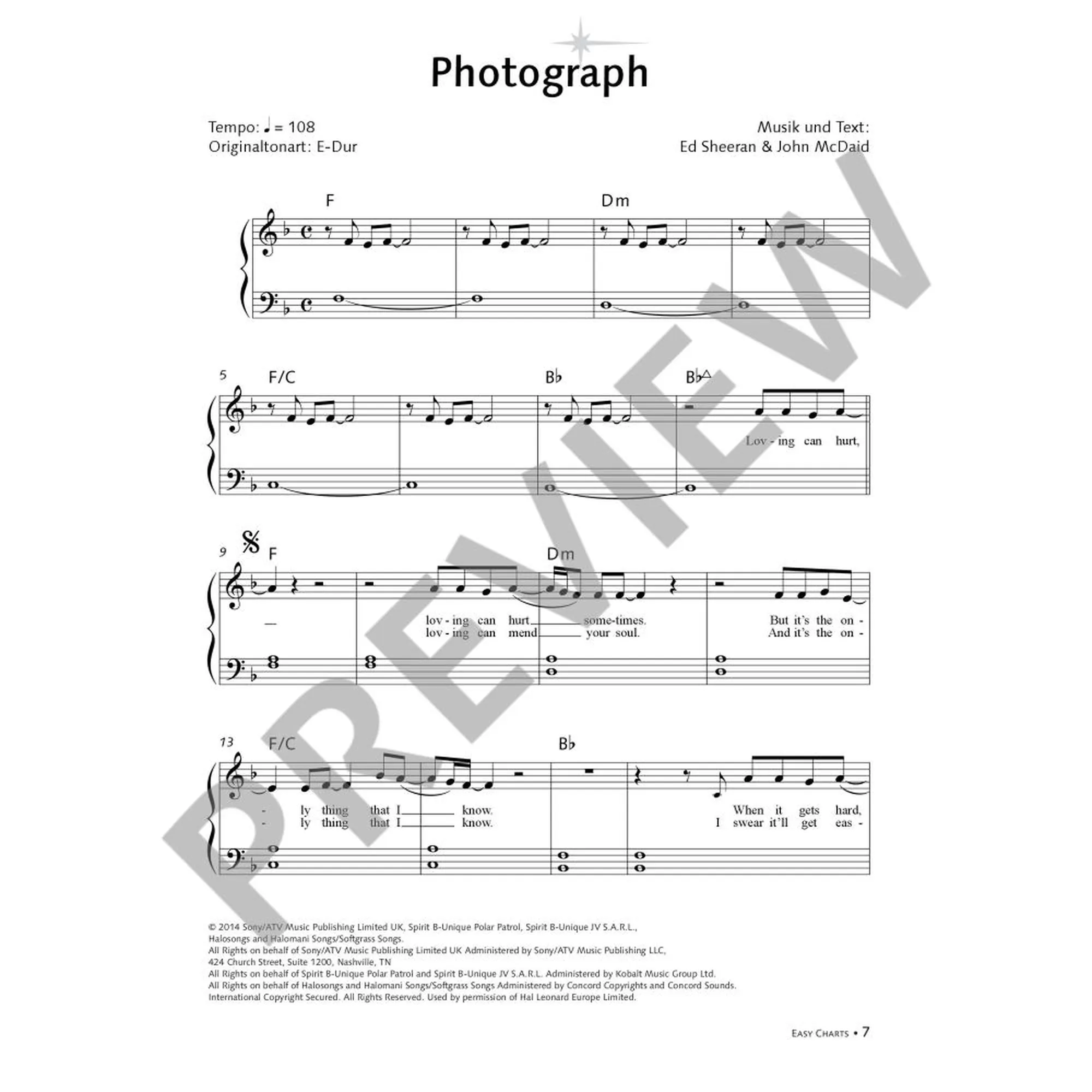 Easy Charts Band 7