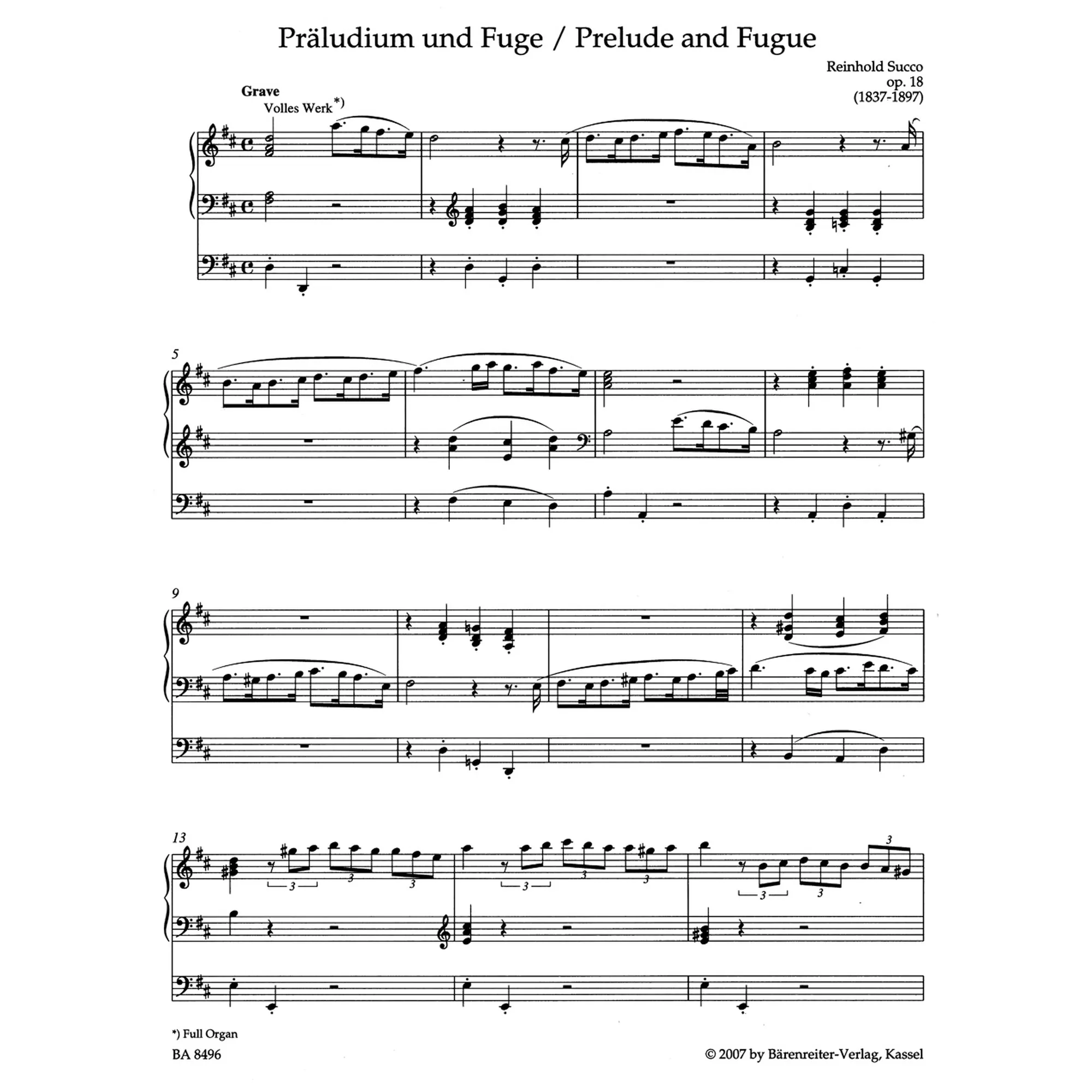 Orgelmusik zu Lob und Dank