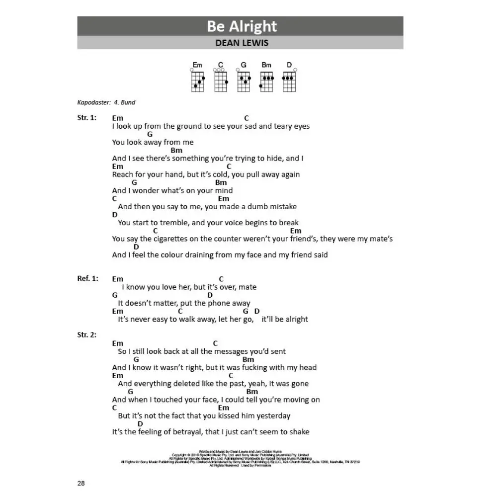 100 Popsongs für Ukulele