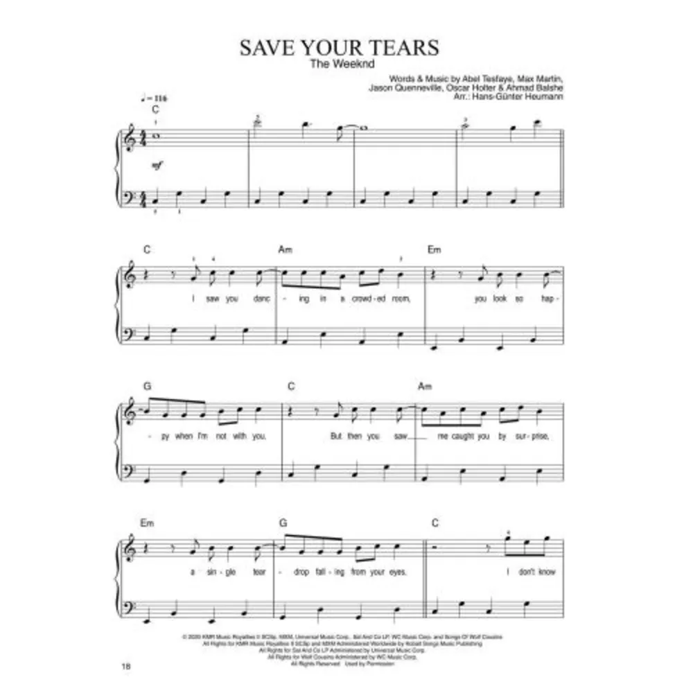 Piano gefällt mir! Light 20 Chart und Film-Hits - Band 1