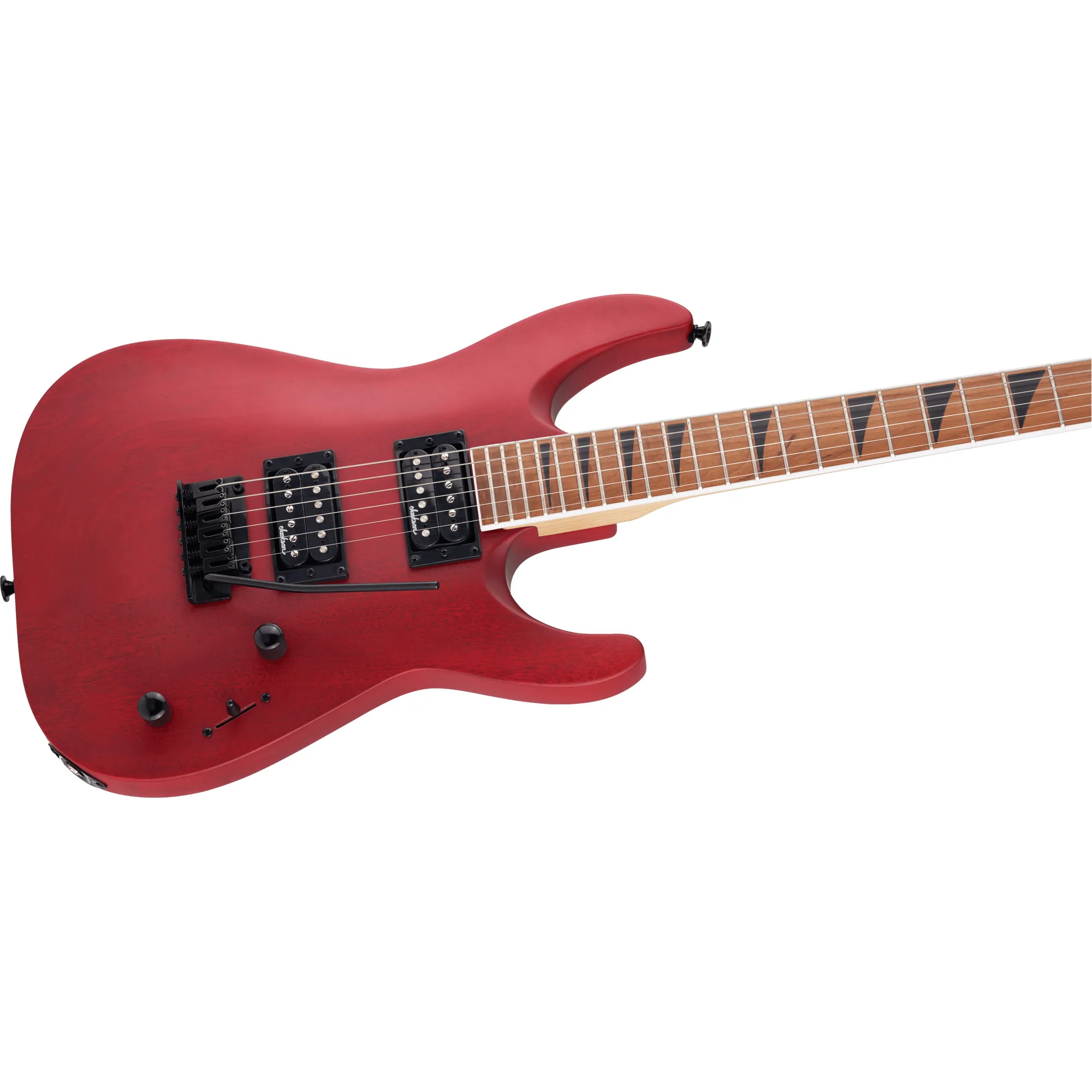 Jackson JS Series Dinky JS24 DKAM Arch Top Red Stain