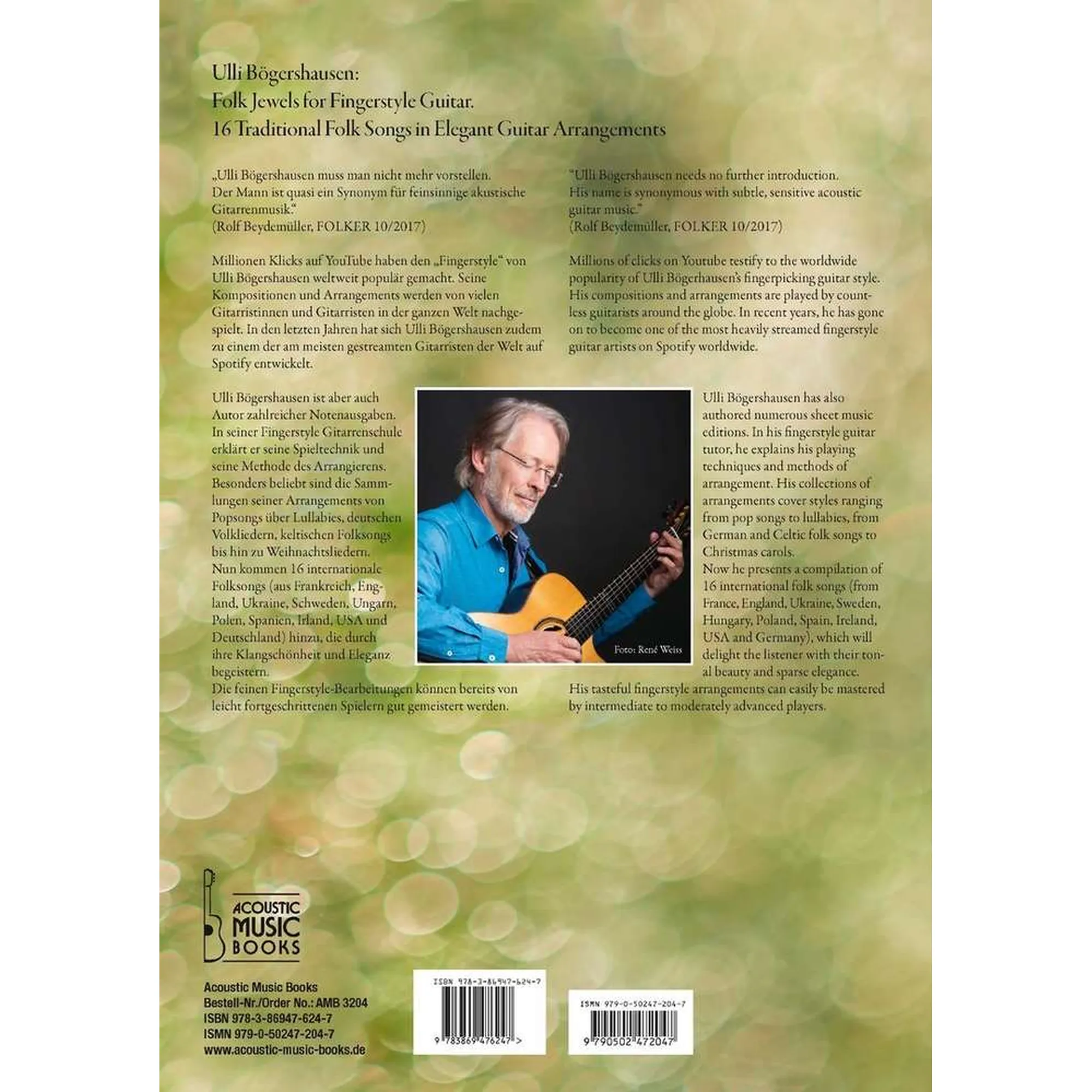 Folk jewels for figerstyle guitar