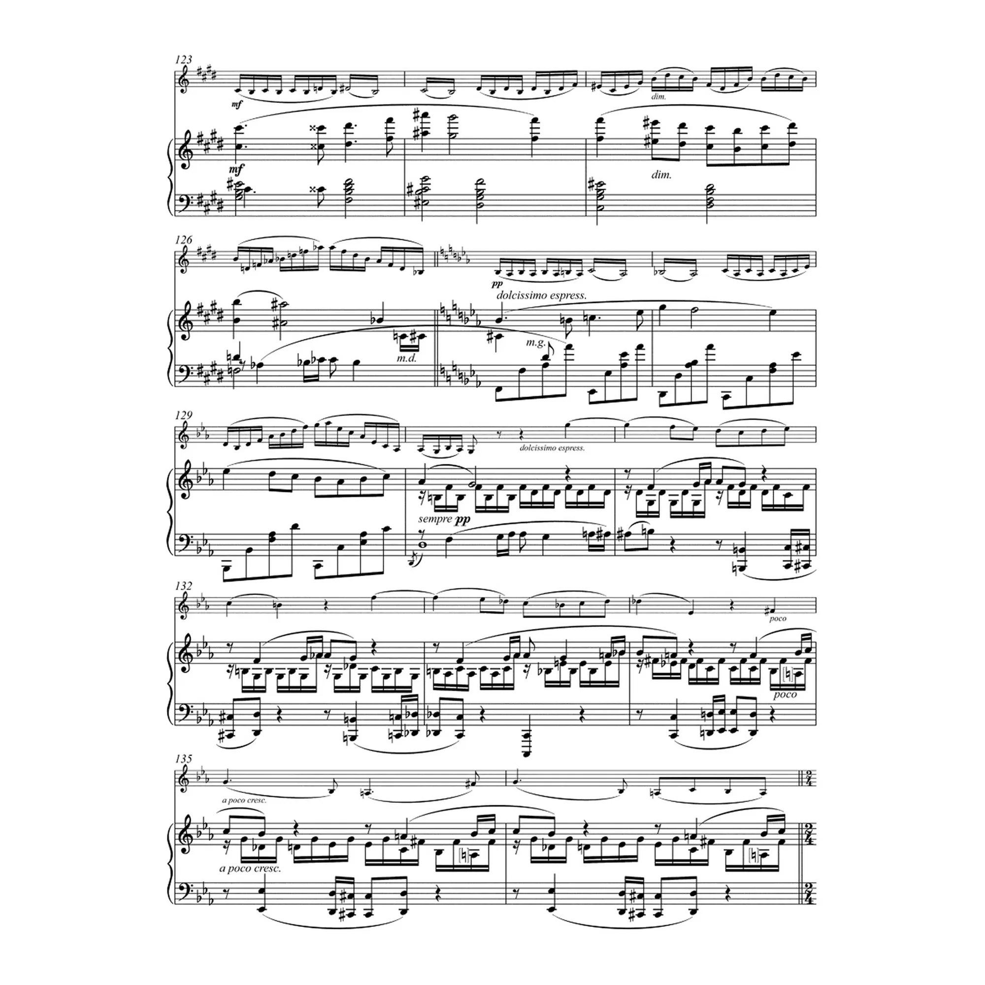 Sonate / Andantino quietoso op. 6 / Mélancolie