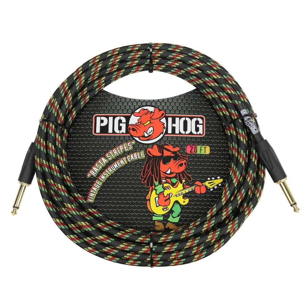 Pig Hog Rasta Stripes 6m