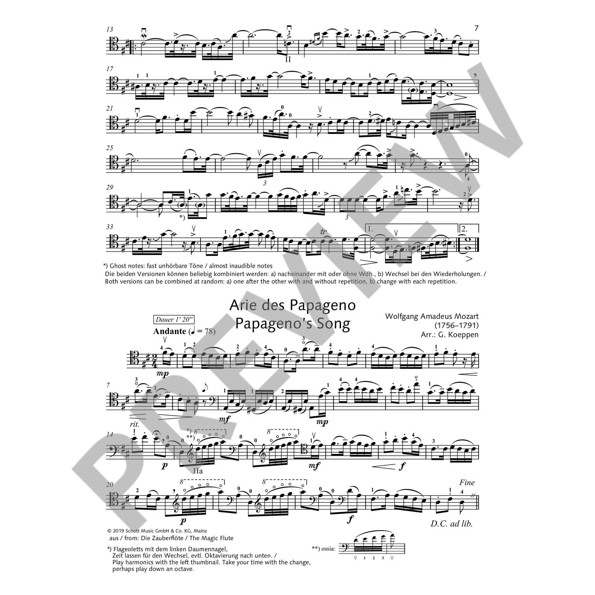 Cello Fake Book