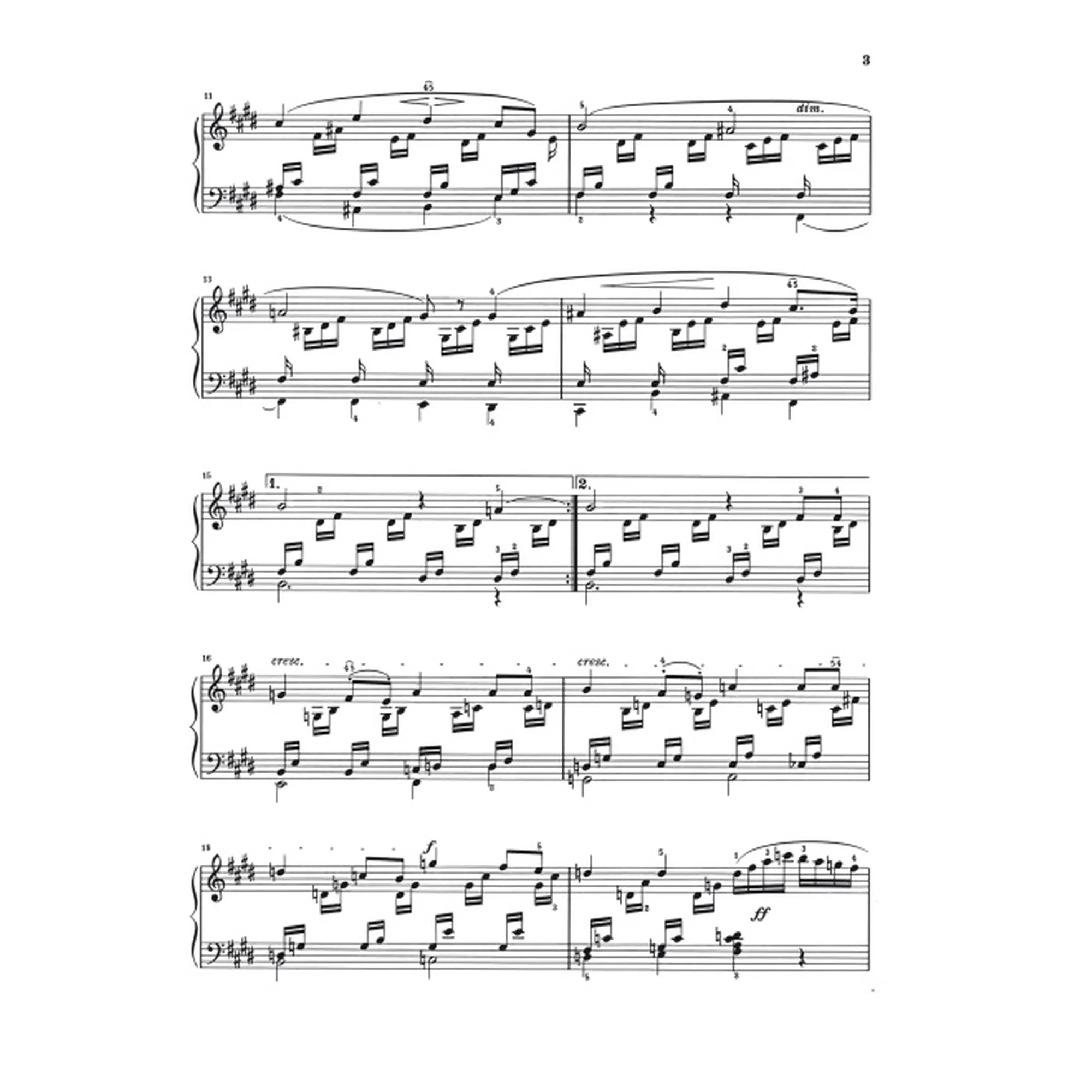 Klavierwerke Band 3 - Lieder ohne Worte