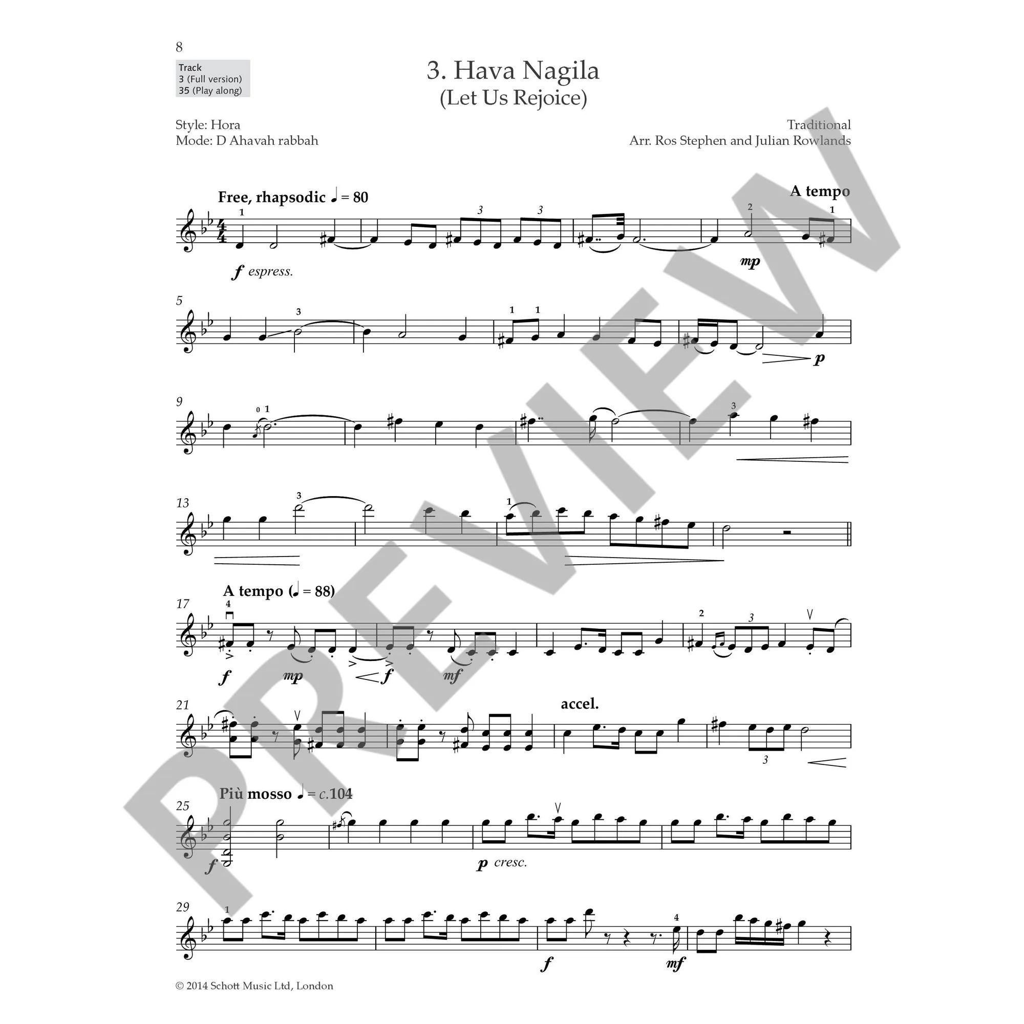 Klezmer Fiddle Tunes