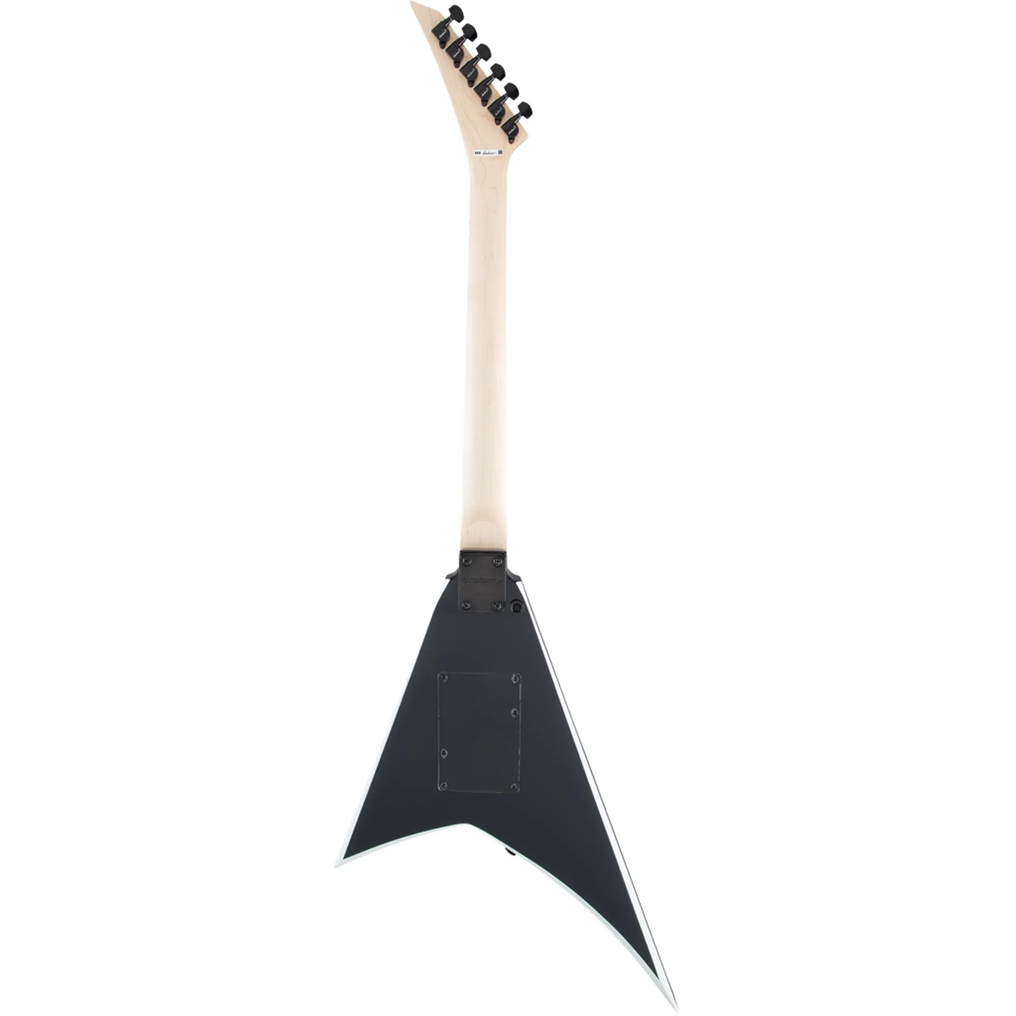 Jackson JS32 Rhoads AH FB - Black with White Bevels