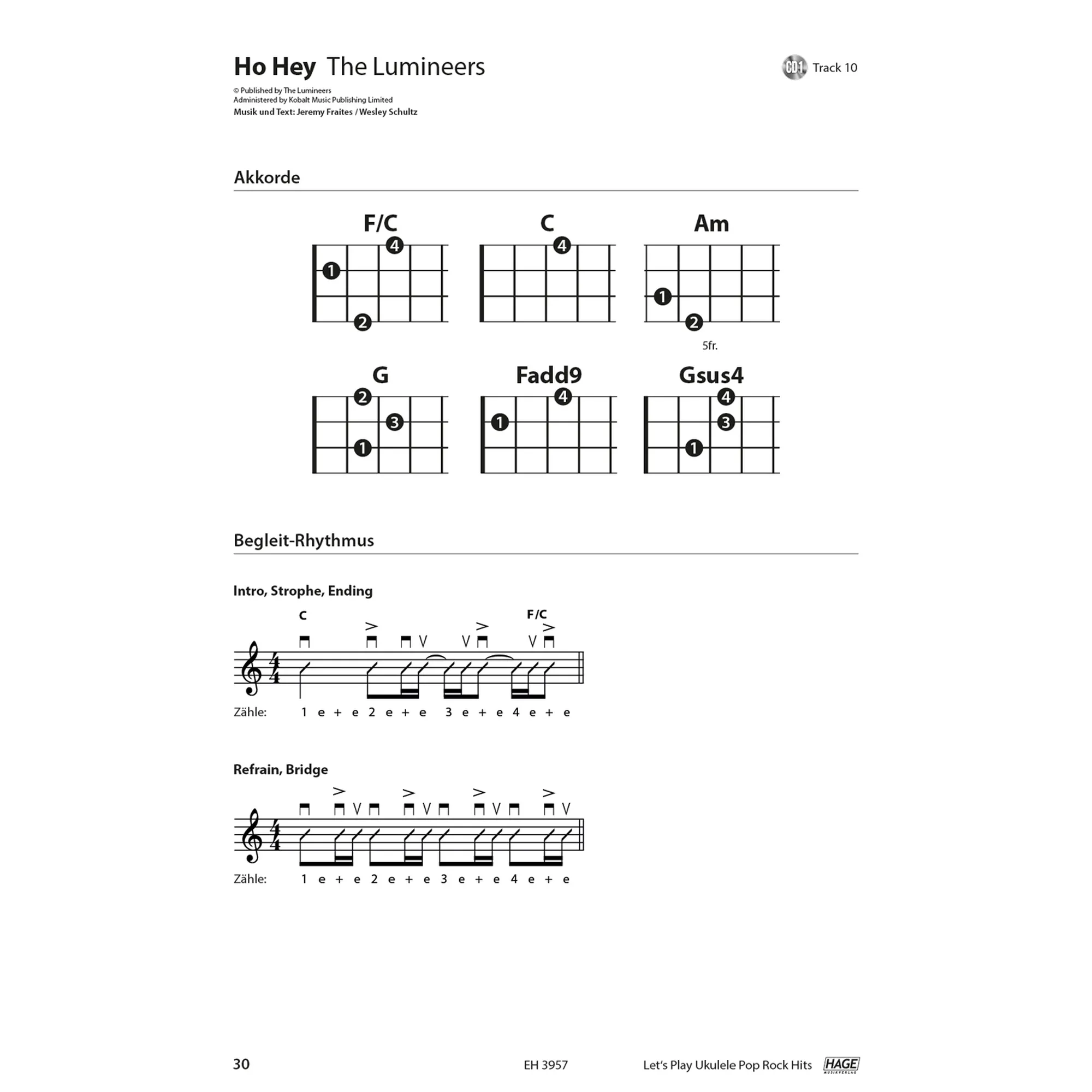 Let´s play Ukulele - Pop Rock Hits