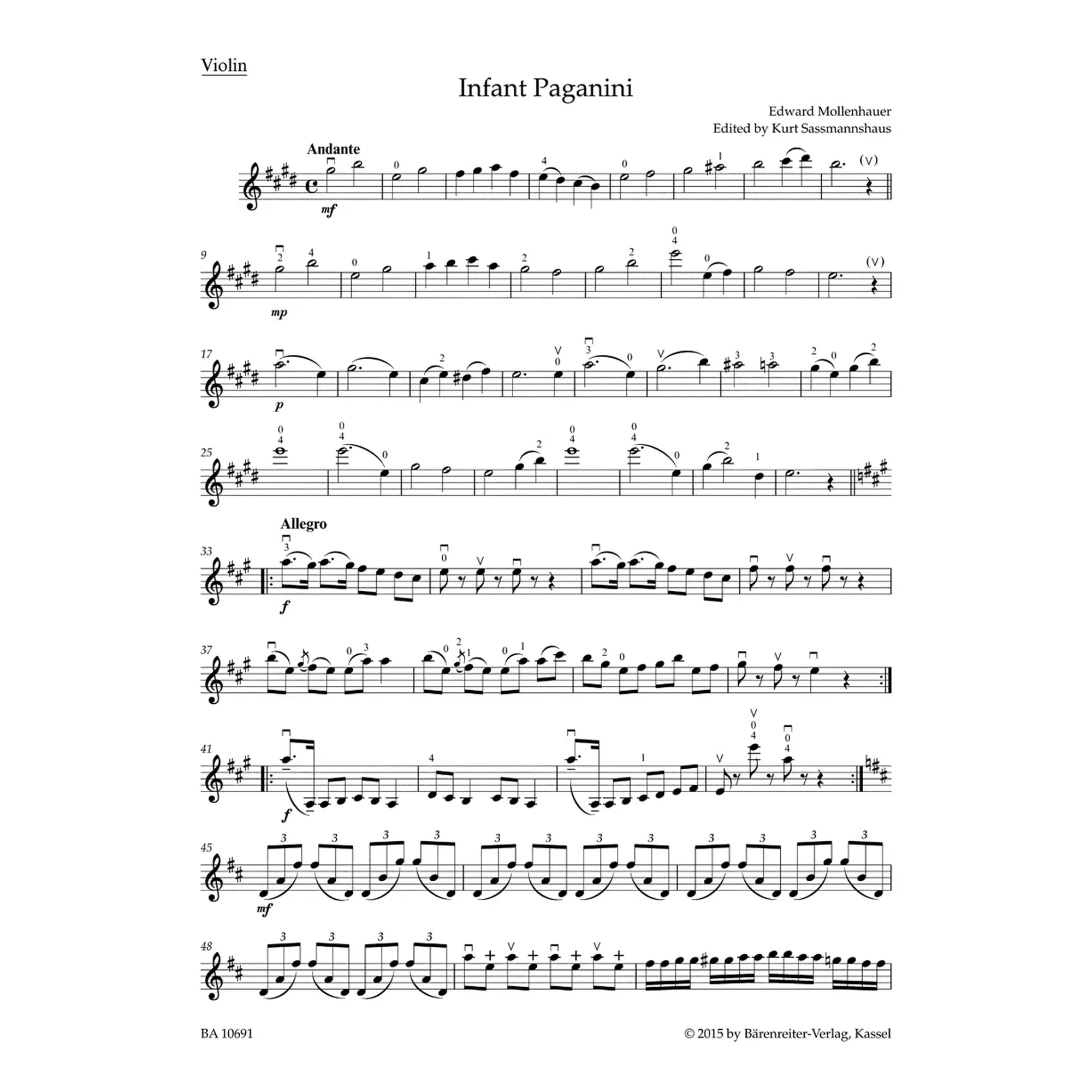 The Infant Paganini