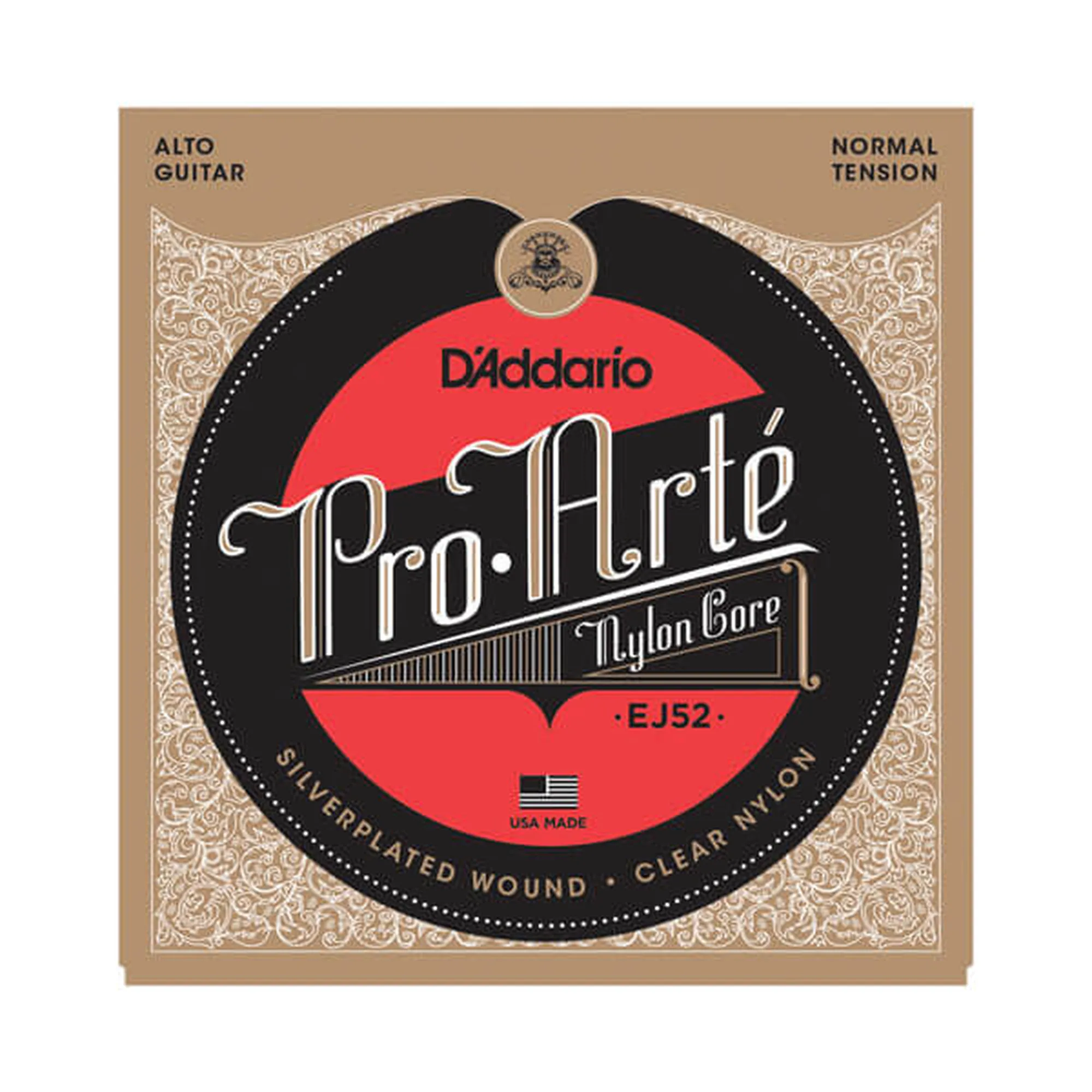 D´Addario EJ52 Pro Arte Alto Guitar Hard