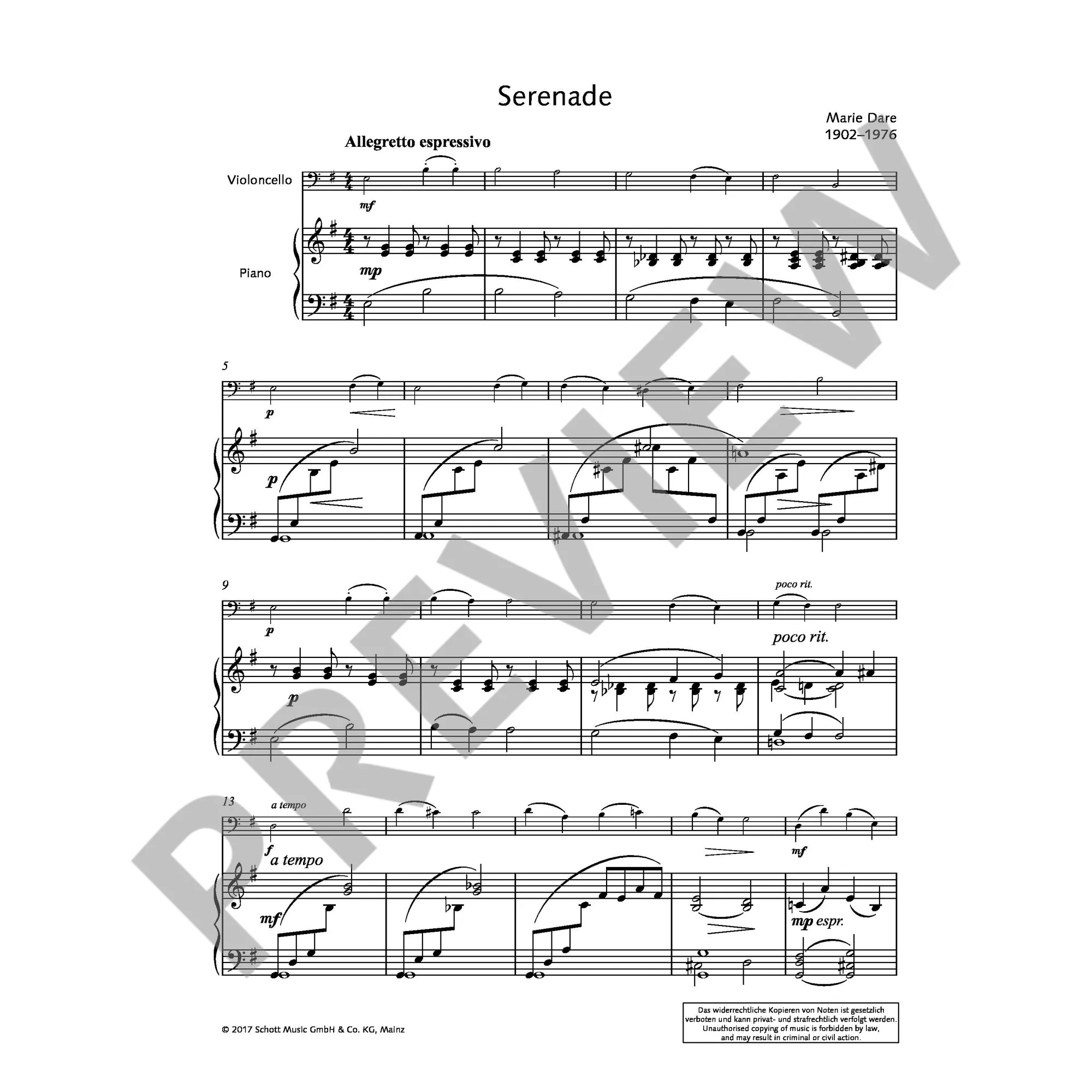 Serenade + Valse