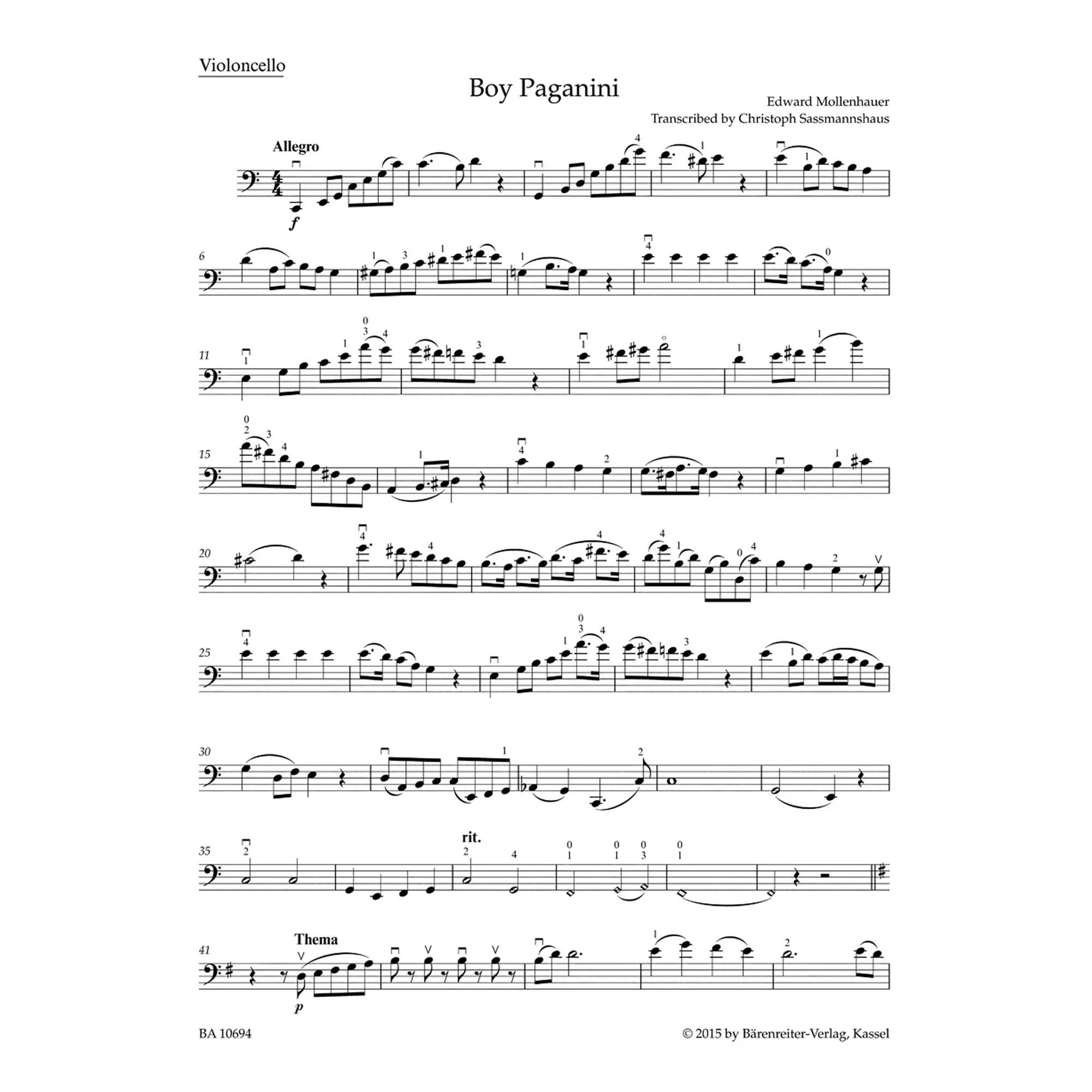 The Boy Paganini