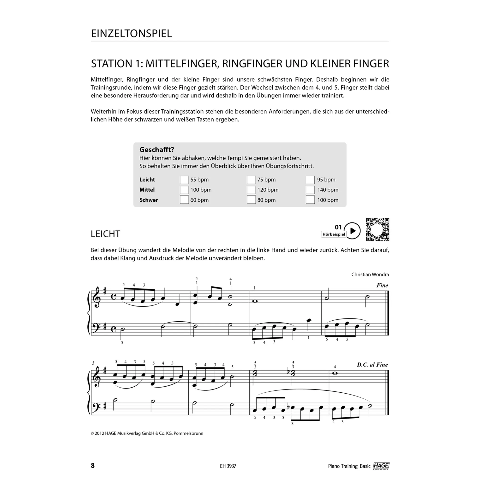 Piano Training Basic