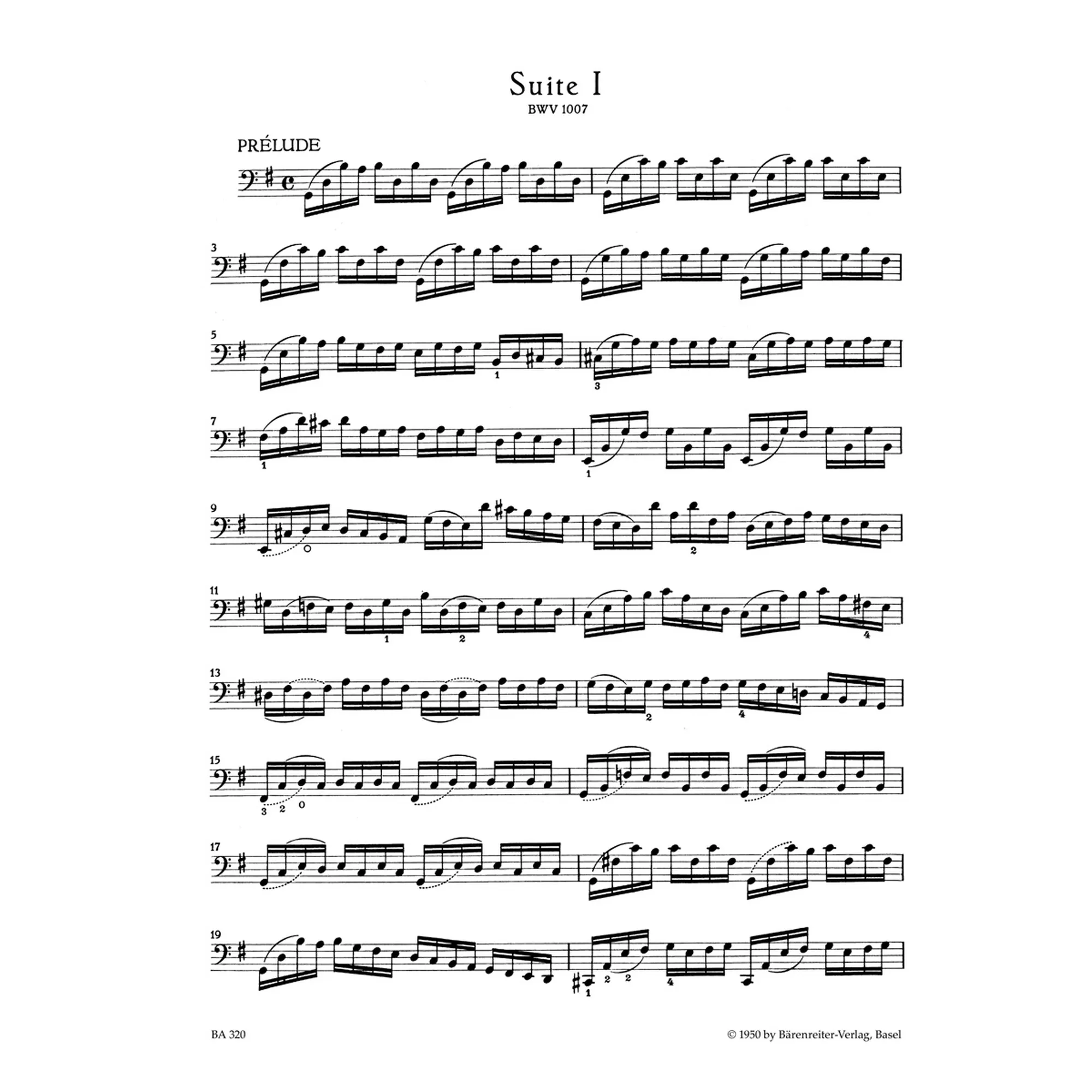 6 Suiten BWV 1007-1012