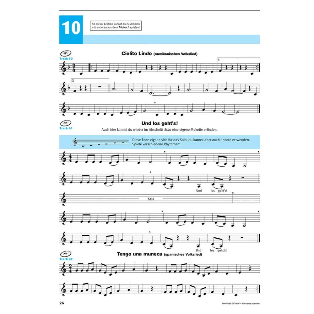 Hören, lesen & spielen Band 1